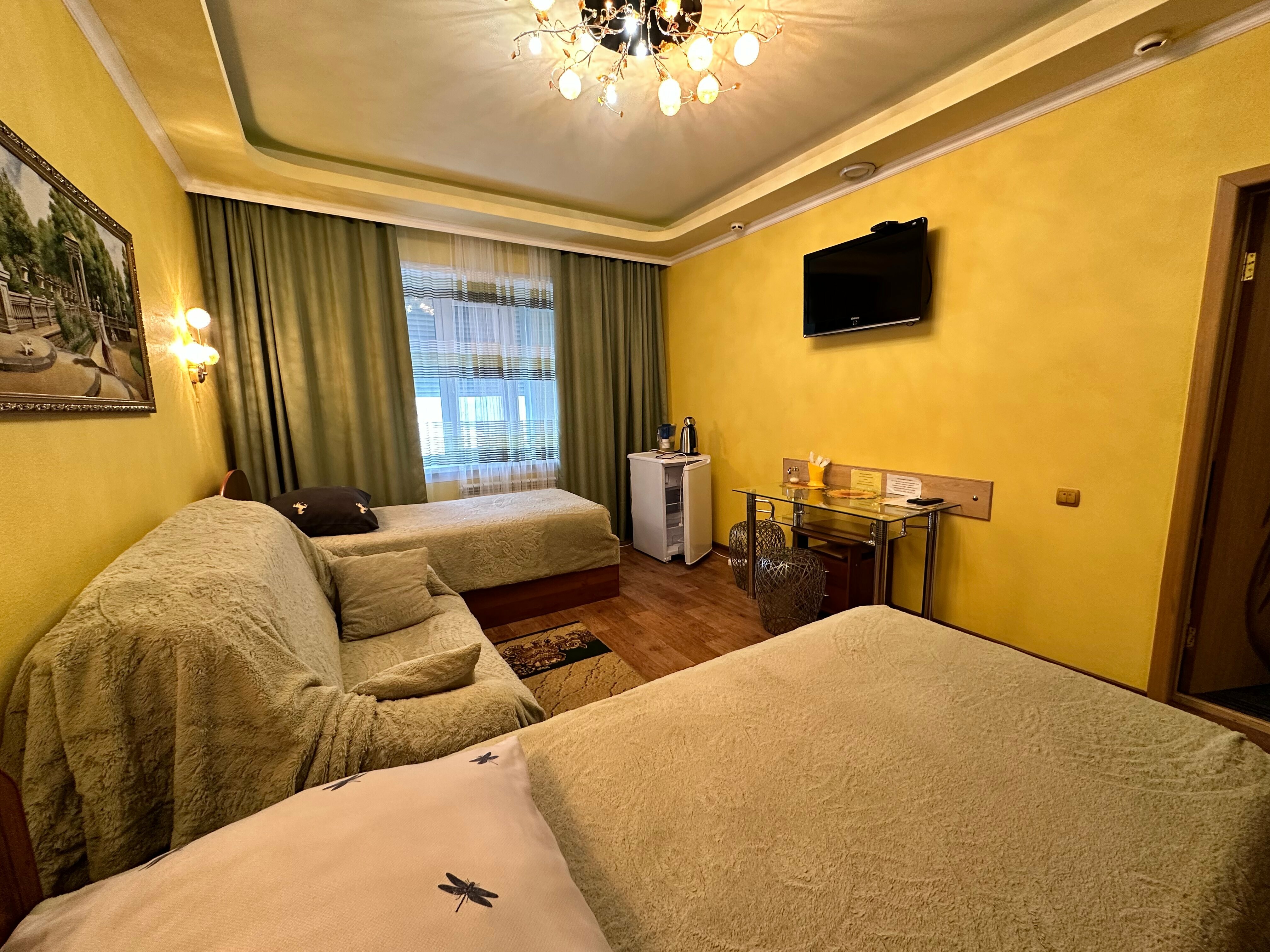 Двухместный номер Делюкс с 2 двуспальными кроватями