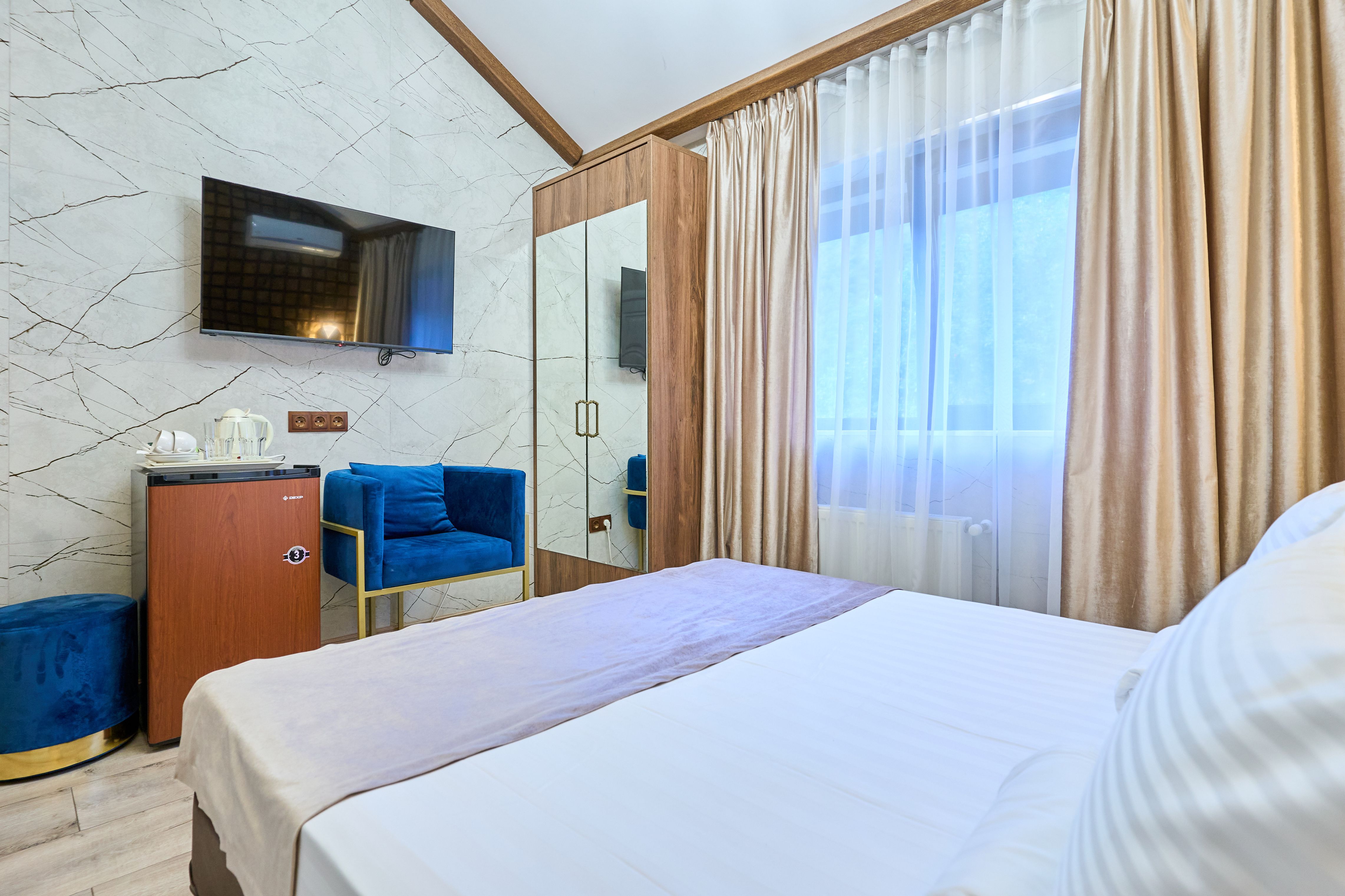 Небольшой двухместный номер с 1 кроватью