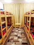 Кровать в 8-местном общем номере в Уют