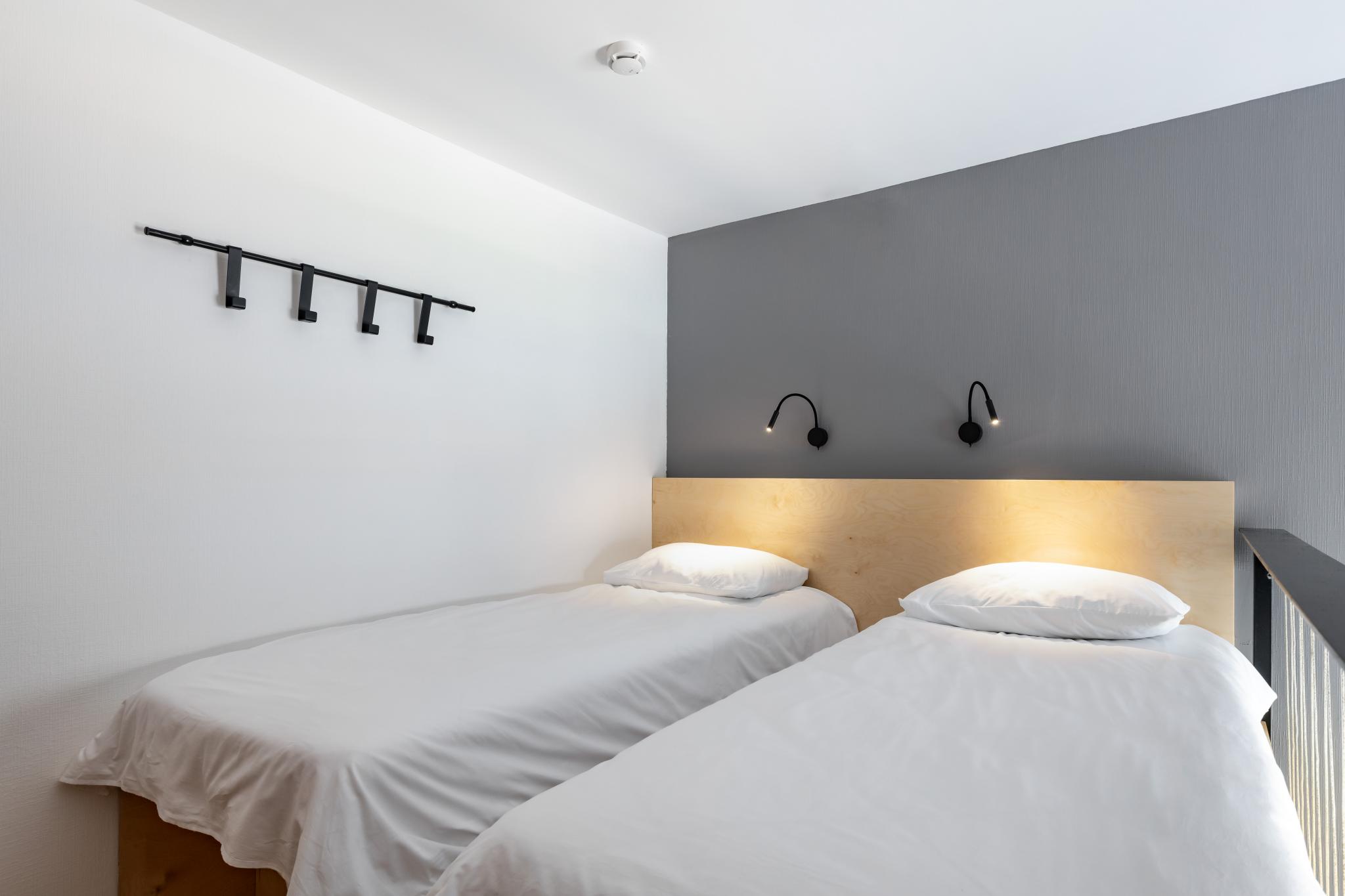 1-комнатные апартаменты стандарт с 2 односпальными кроватями