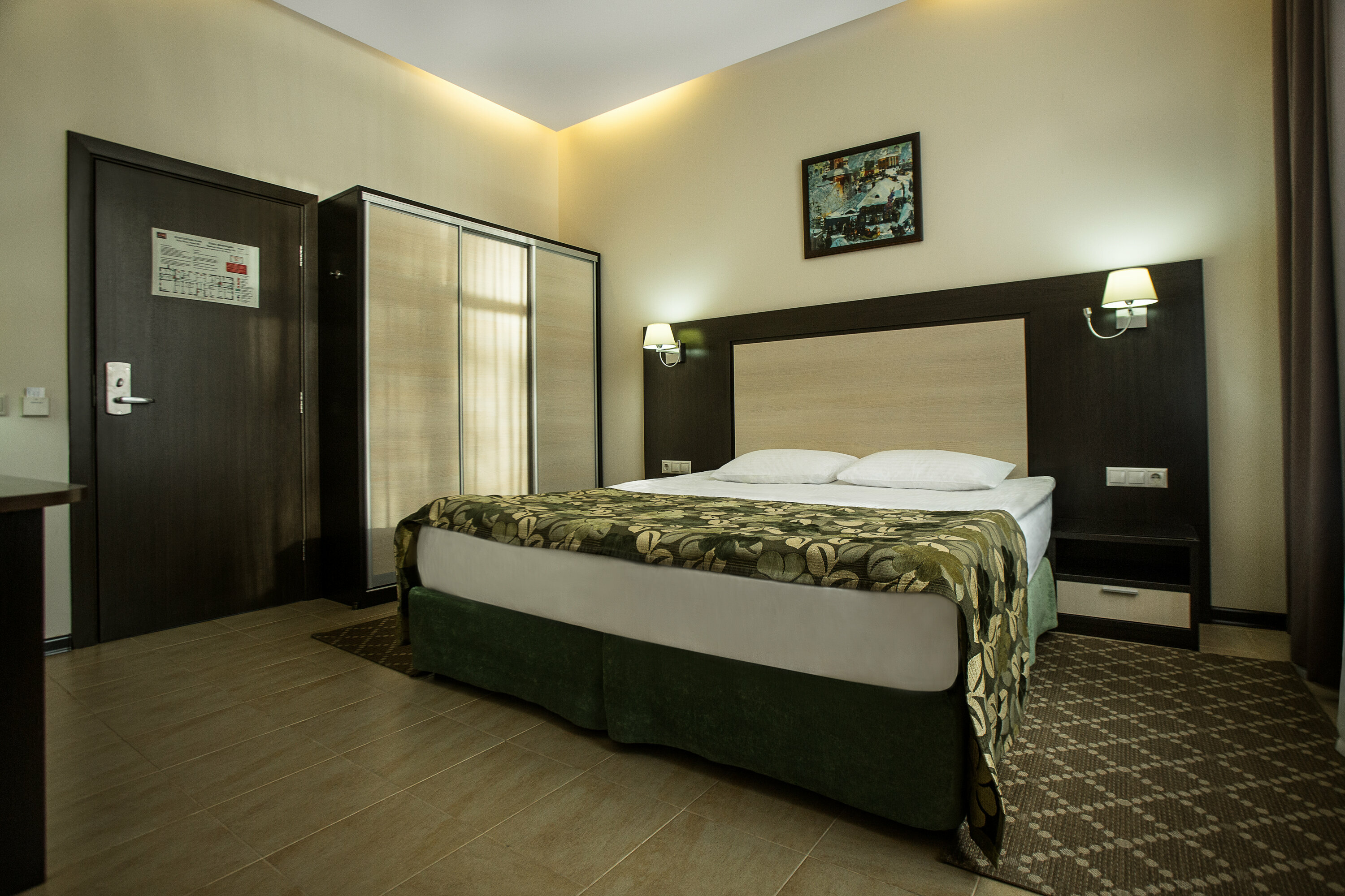 Улучшенный номер с кроватью размера «king-size» или 2 отдельными кроватями