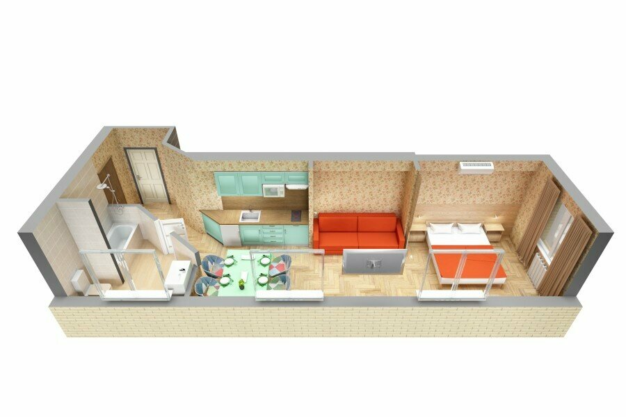 Апартаменты-студия