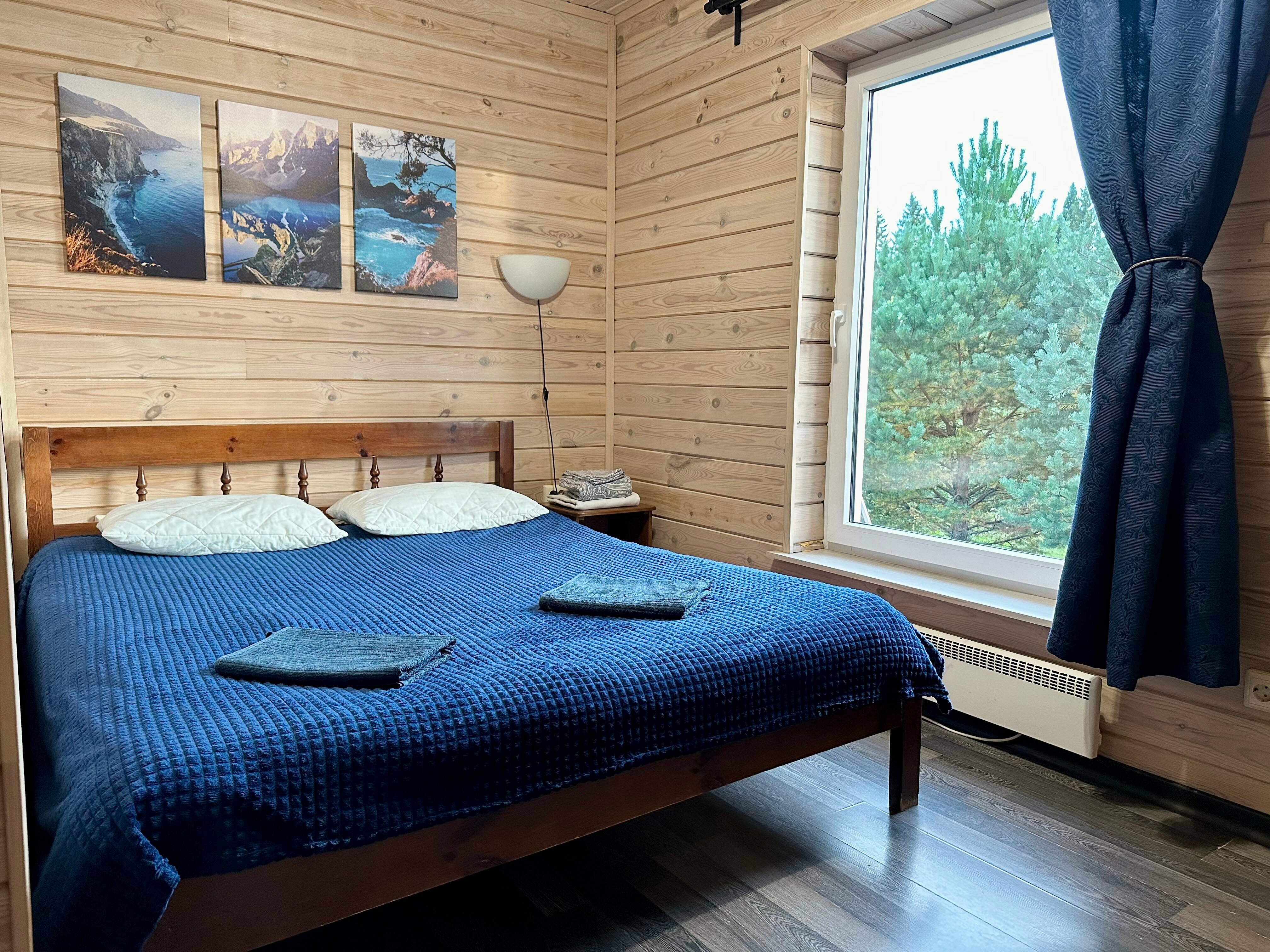 Коттедж с 4 спальнями, с сауной, 2 санузлами, на 8(+4) чел.