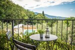 Двухместный номер с 1 двуспальной кроватью, вид на озеро (Glicine) в B&b Al Sentiero