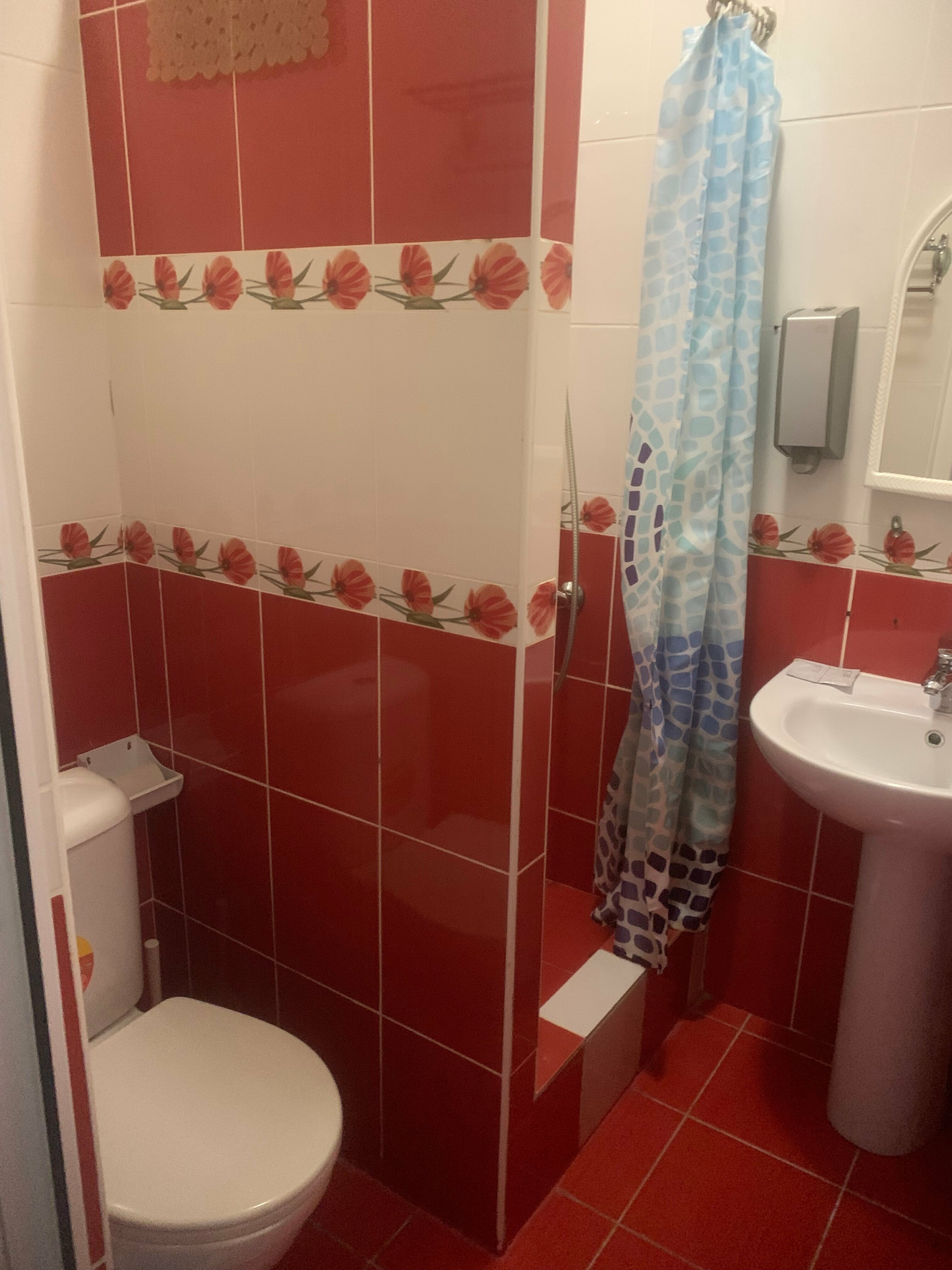 Двухместный номер с 1 кроватью или 2 отдельными кроватями и собственной ванной комнатой