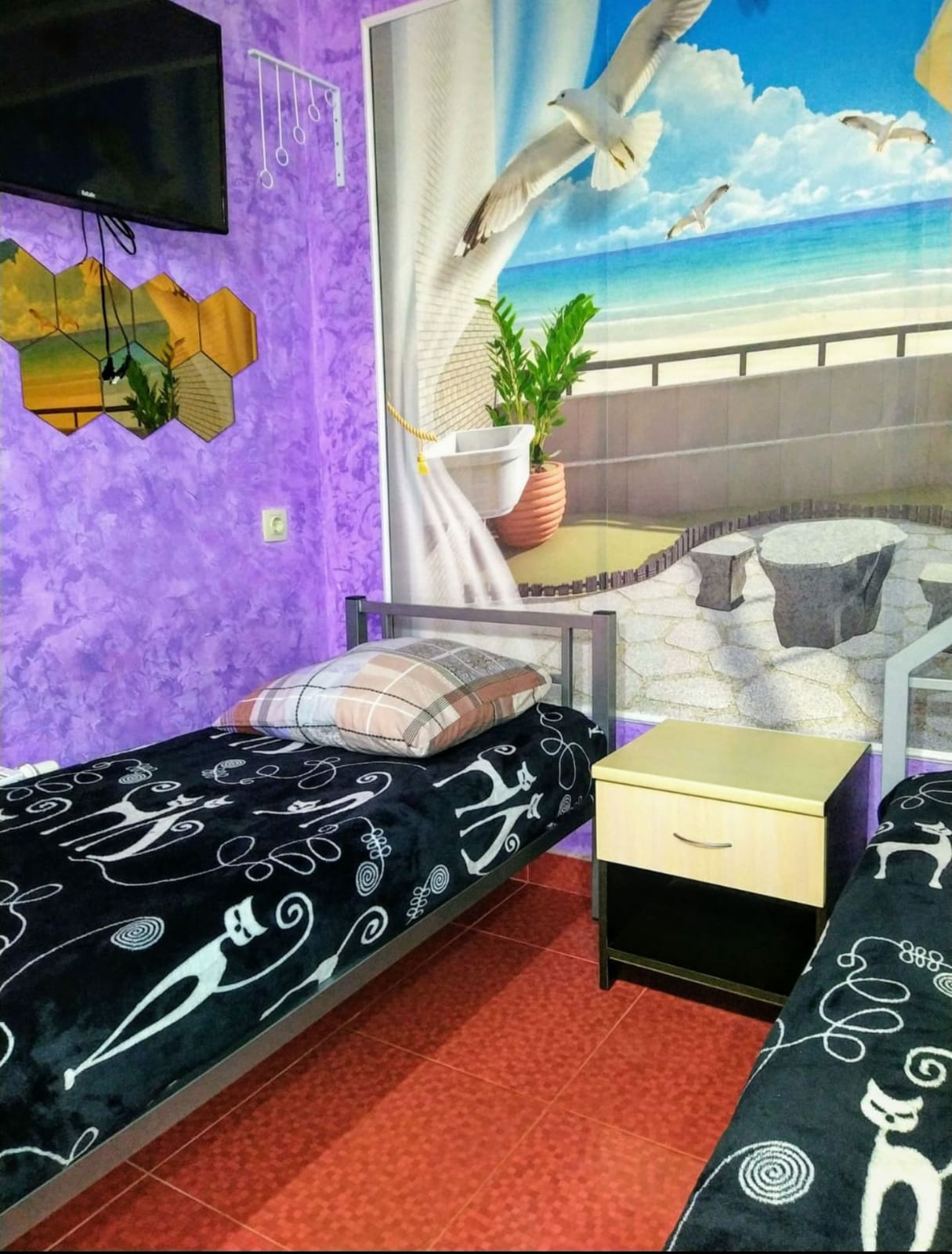 Бюджетный трехместный номер