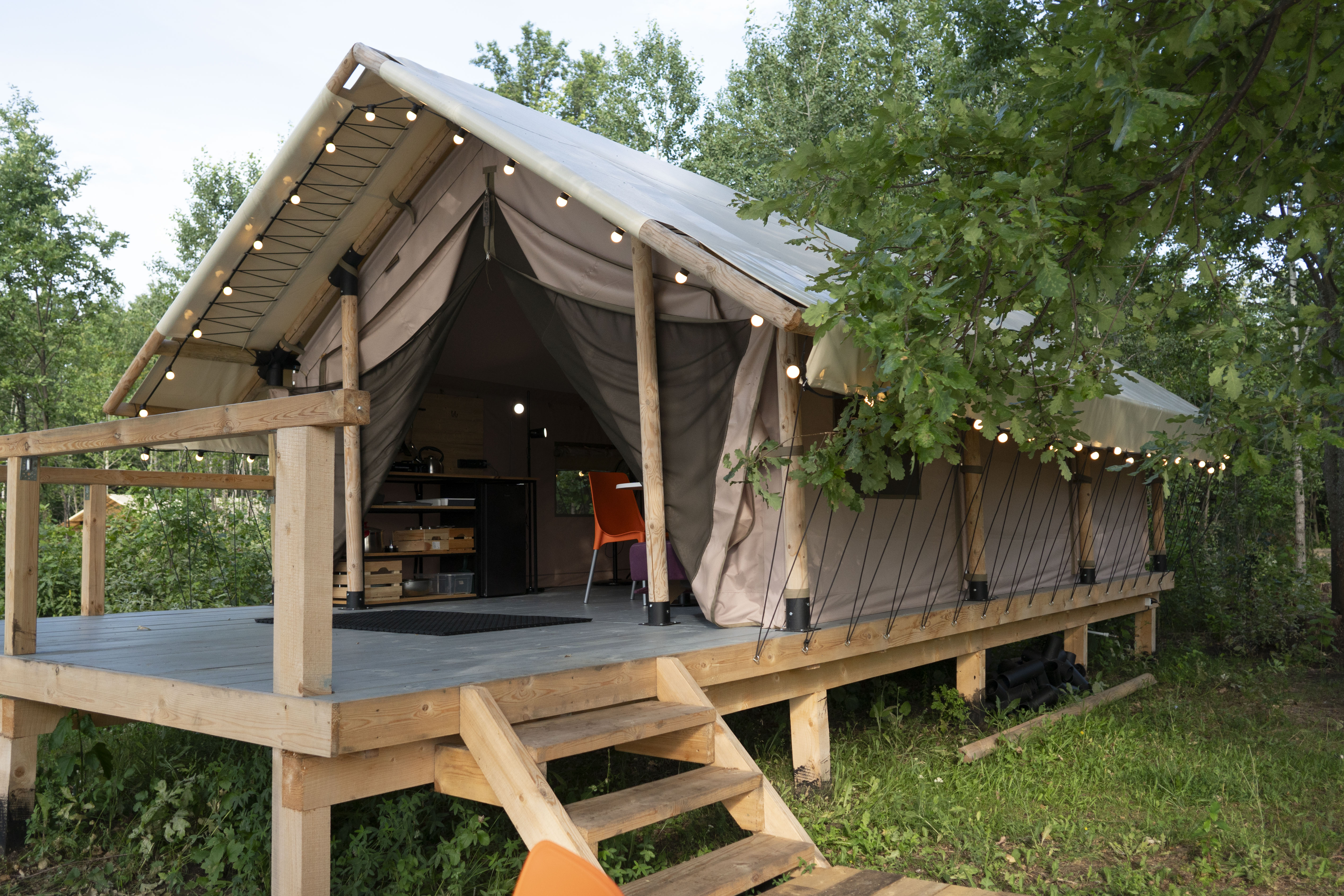 Глэмпинг Комфорт первая линия