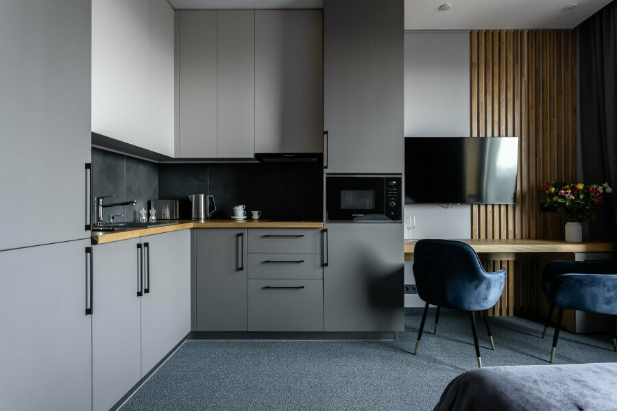 Двухместная студия Делюкс  с панорамным видом на Парк Победы