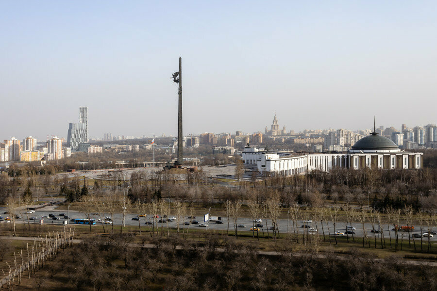 Двухместная студия Делюкс  с панорамным видом на Парк Победы