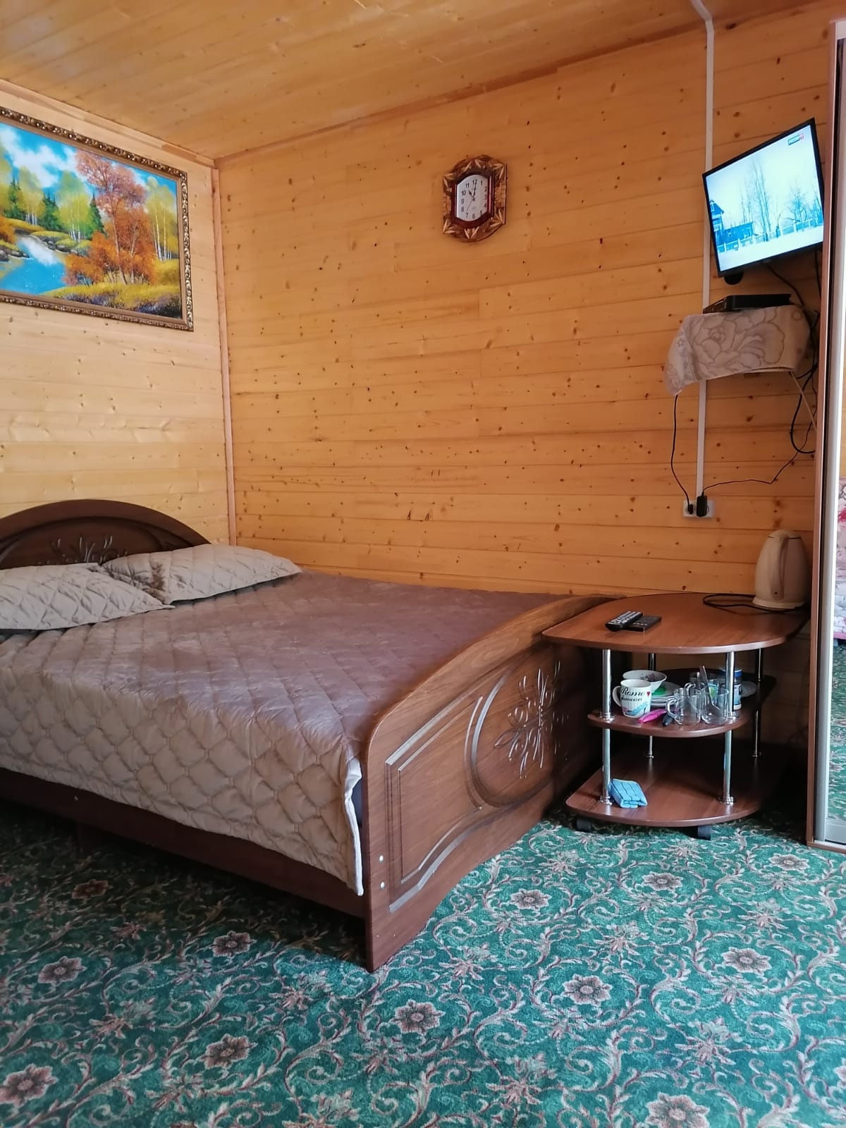 Двухместный номер с 1 кроватью и видом на горы