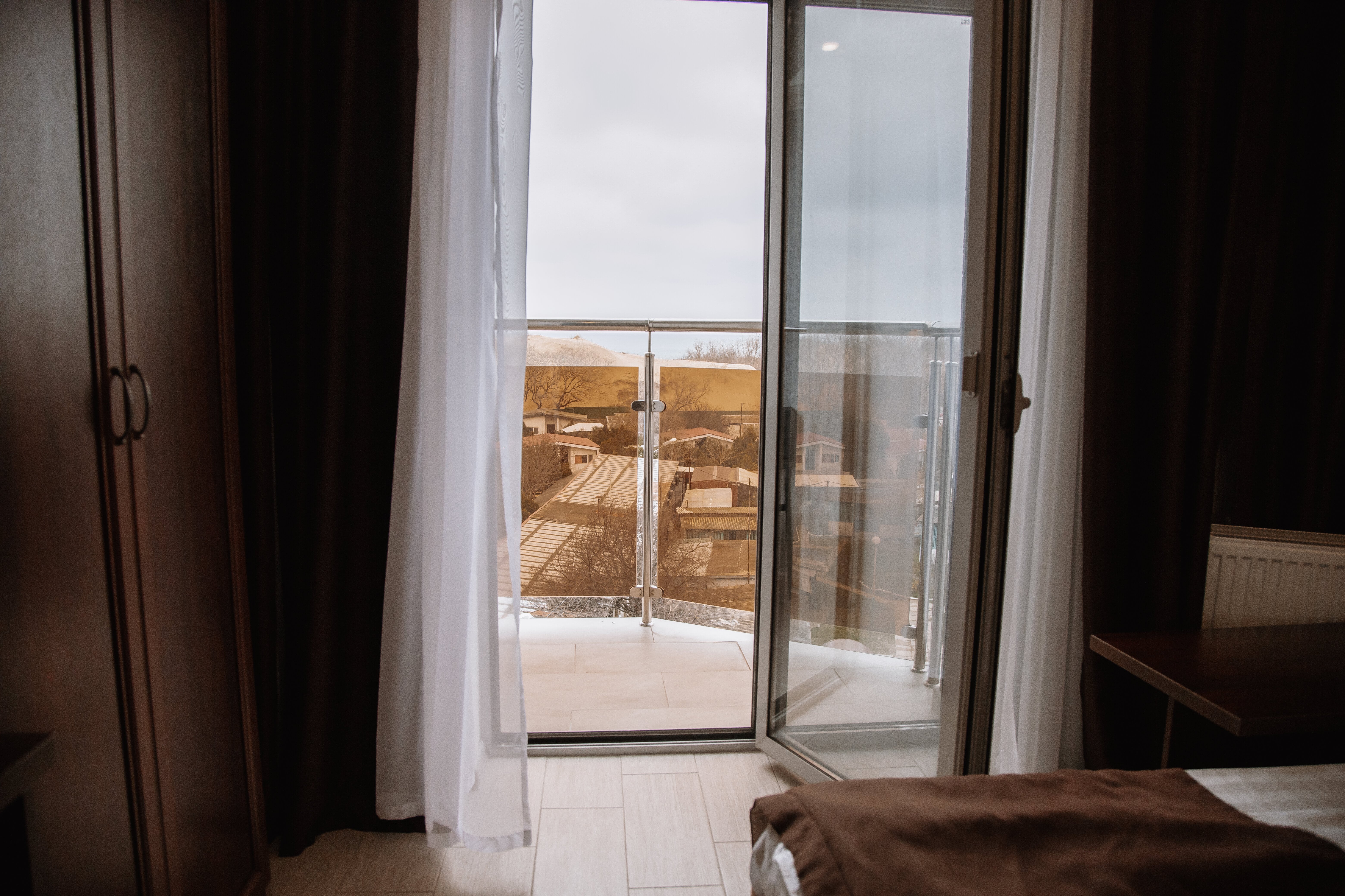 Двухместный номер Делюкс с 1 кроватью и балконом, вид на море