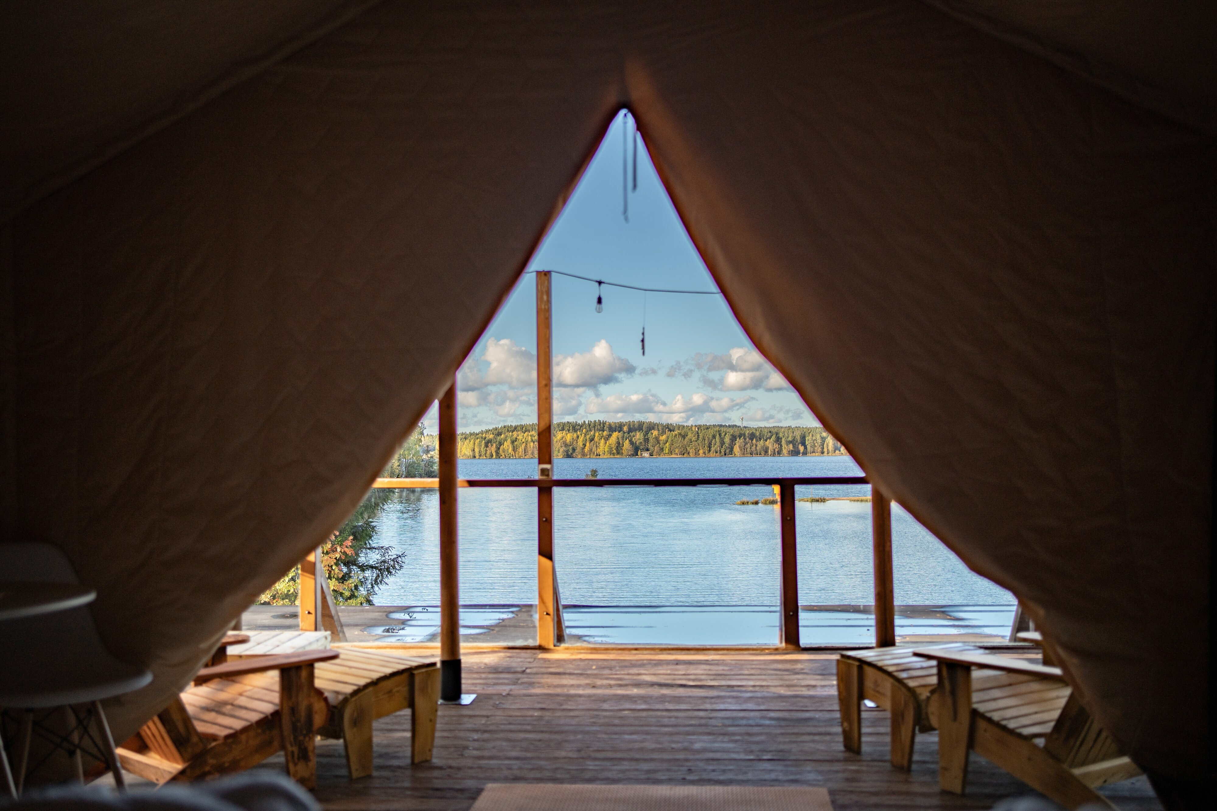 Терраса с 2 лоджами