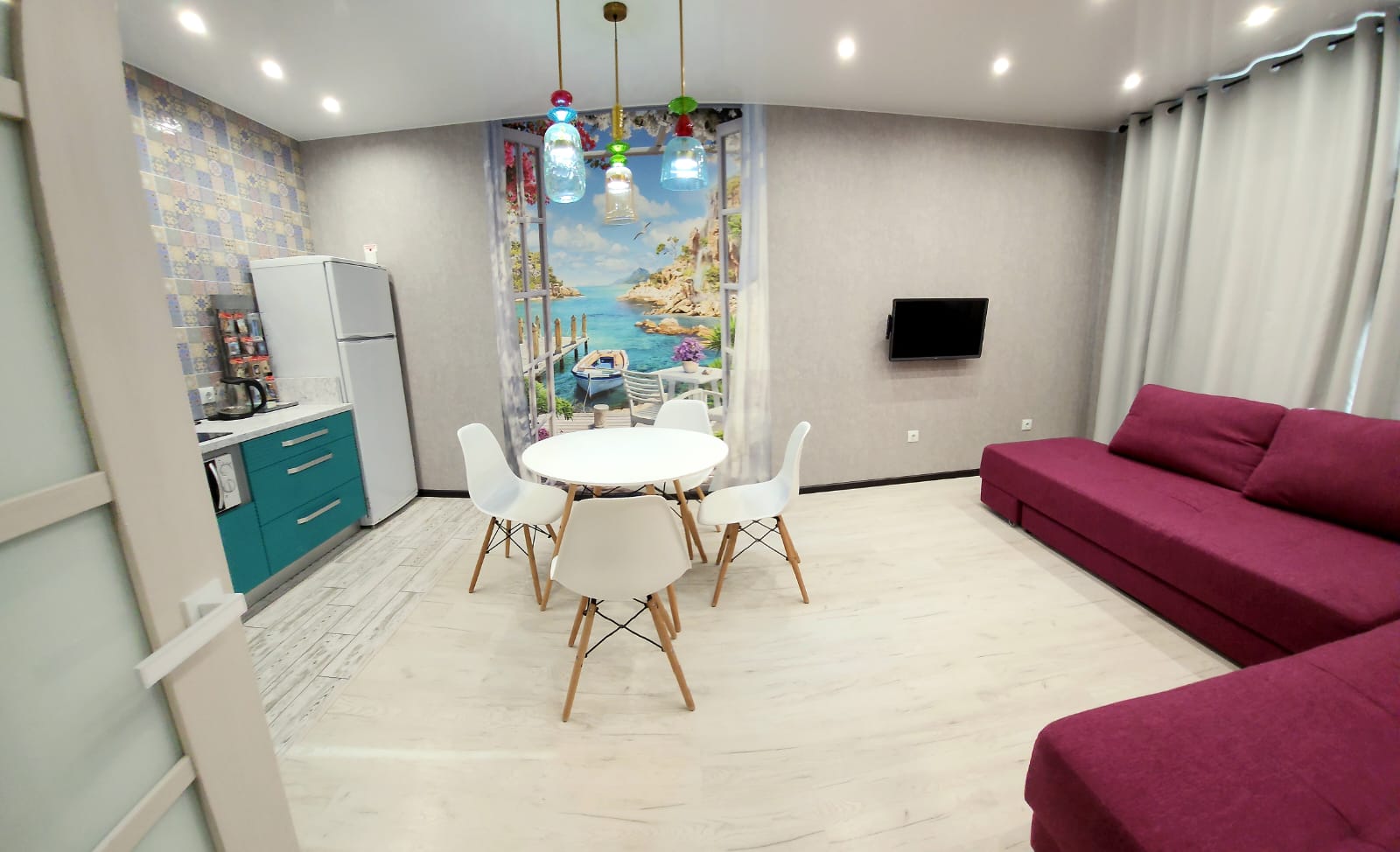 Апартаменты с 1 спальней