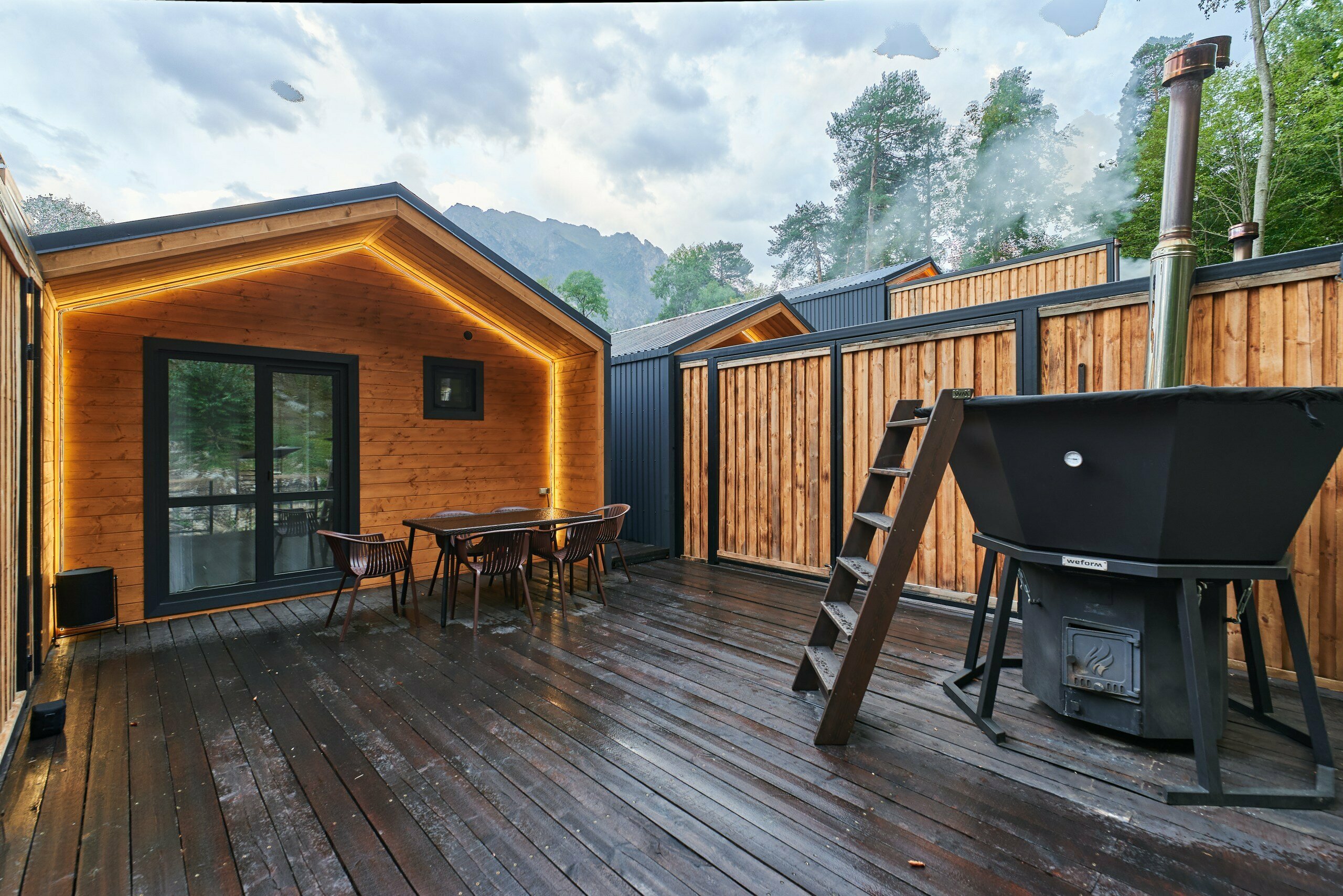 Дом с видом на горы