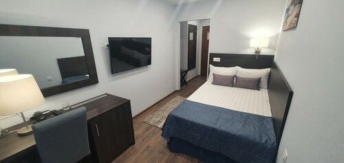 Одноместный "комфорт" с полутораспальной кроватью в Орбиталь