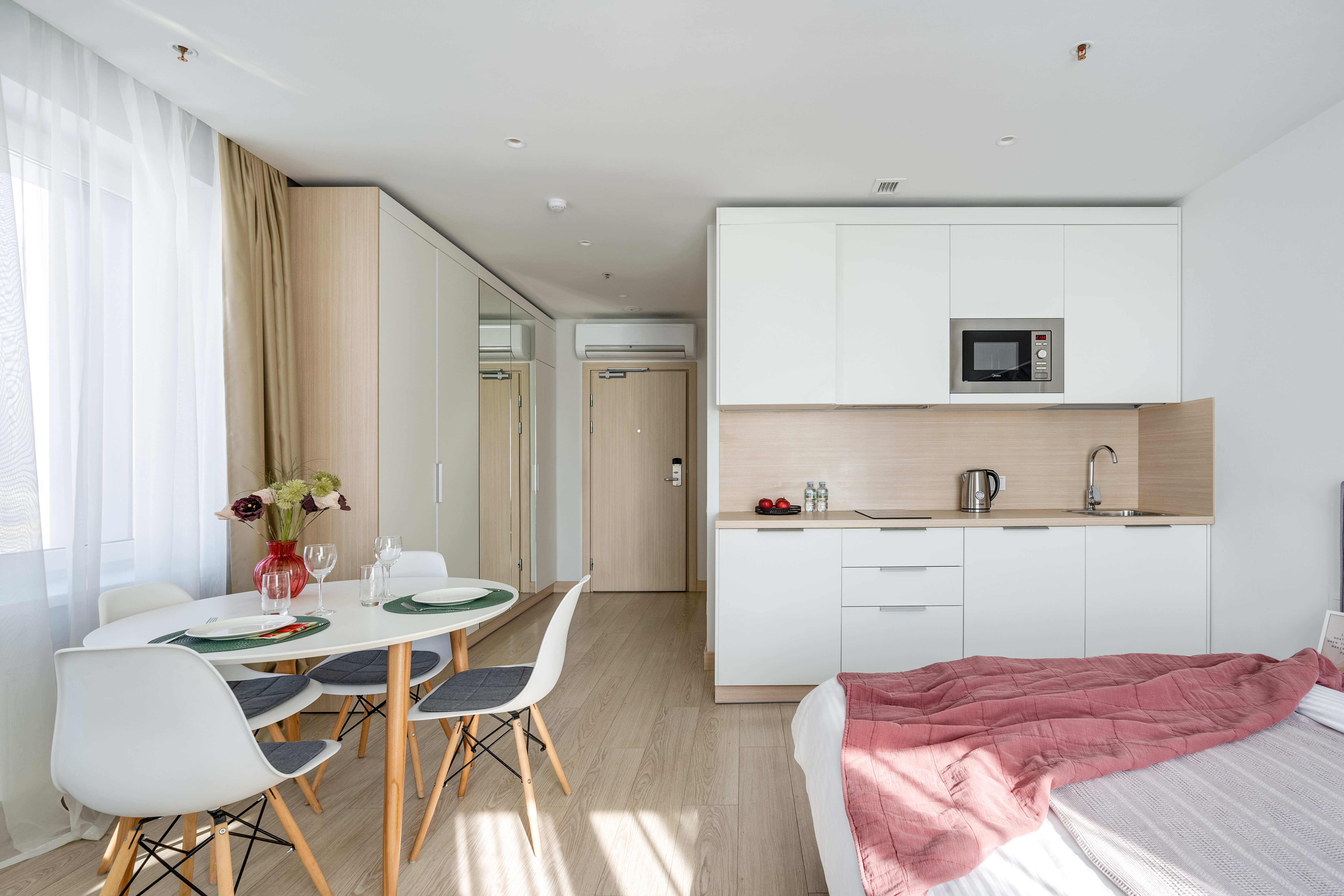 Cемейный номер с собственной ванной комнатой