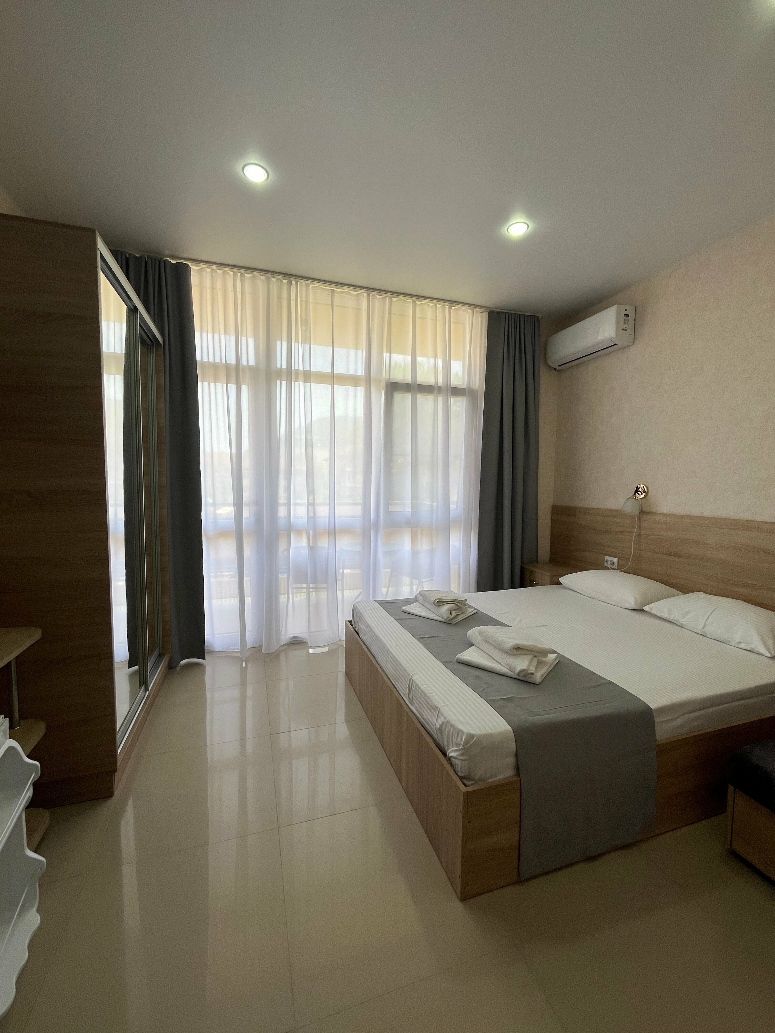 Двухместный номер с 1 кроватью и видом на горы