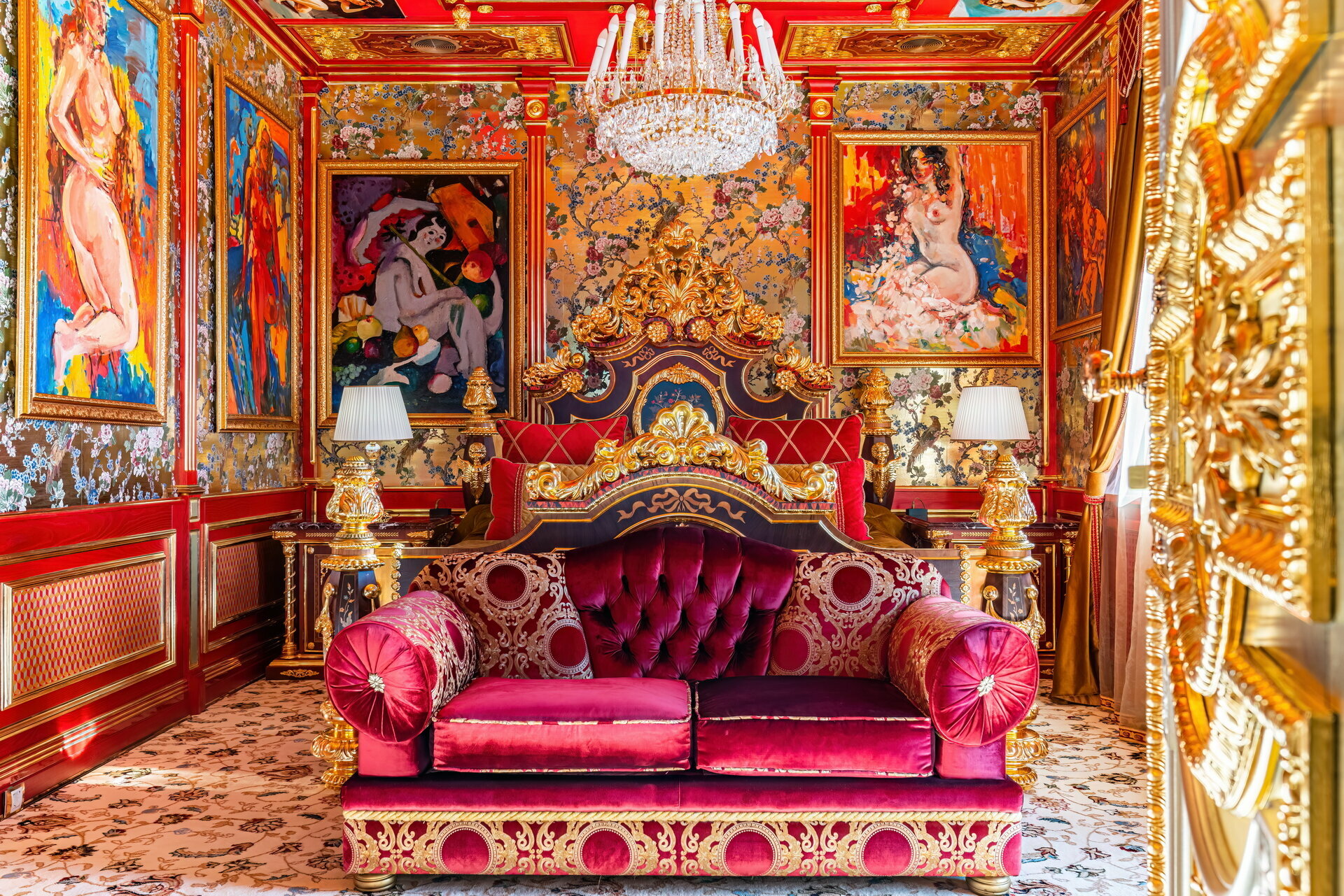 Люкс с кроватью размера «king-size» и видом на море