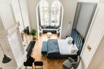 Люкс с видом на город в F12 Apartments