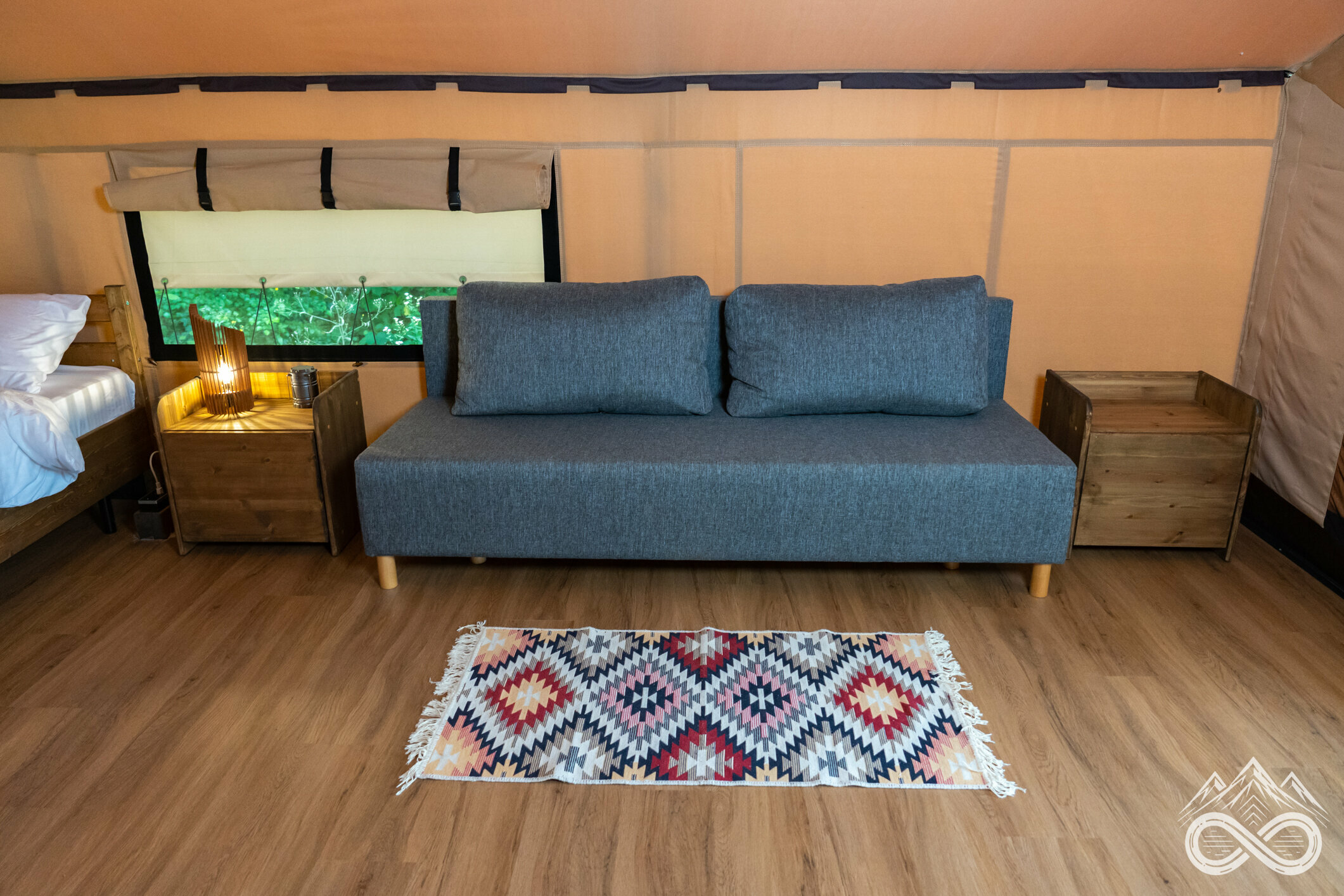 Четырехместный номер с видом на горы