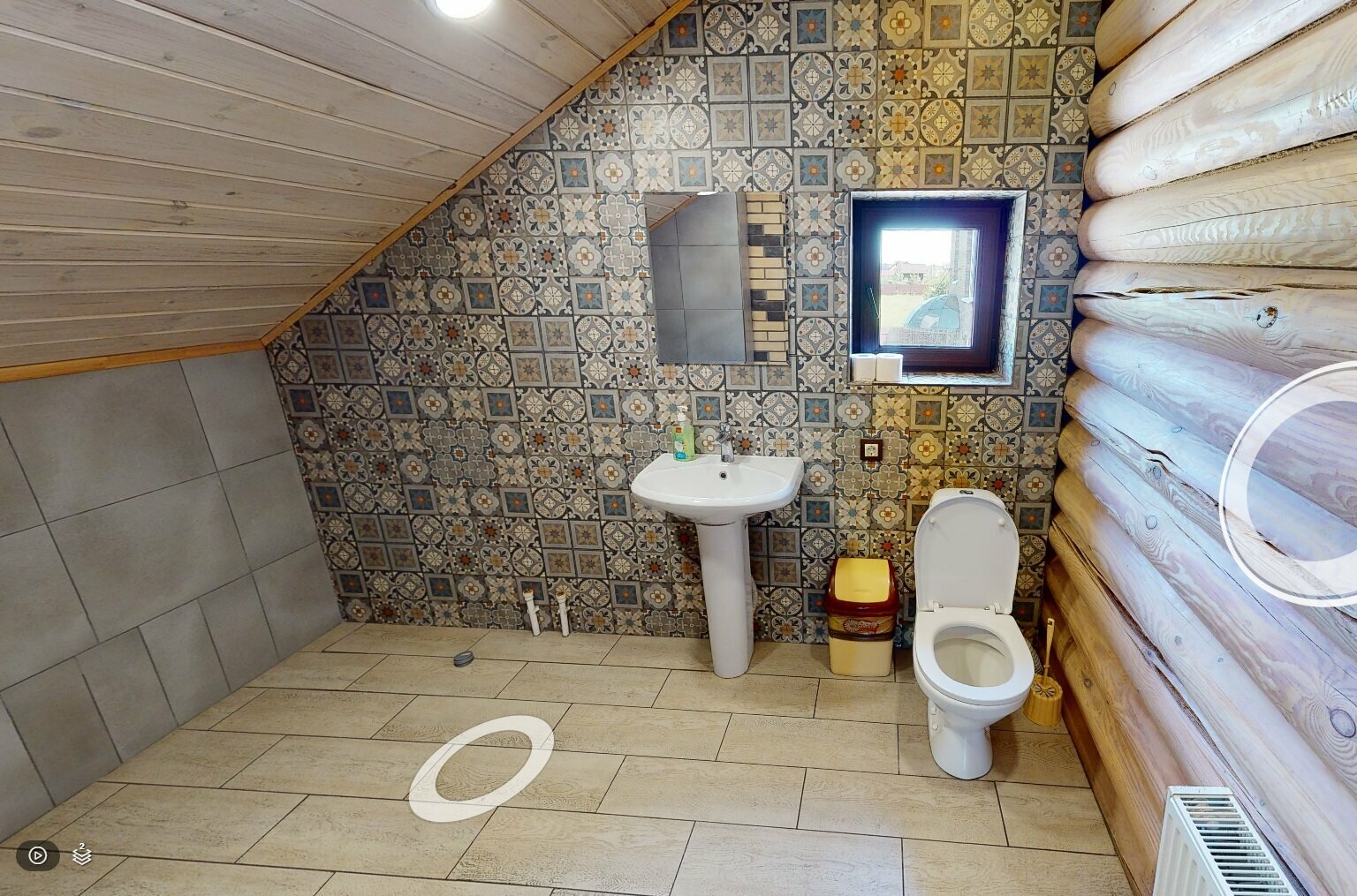 Коттедж с баней и чаном