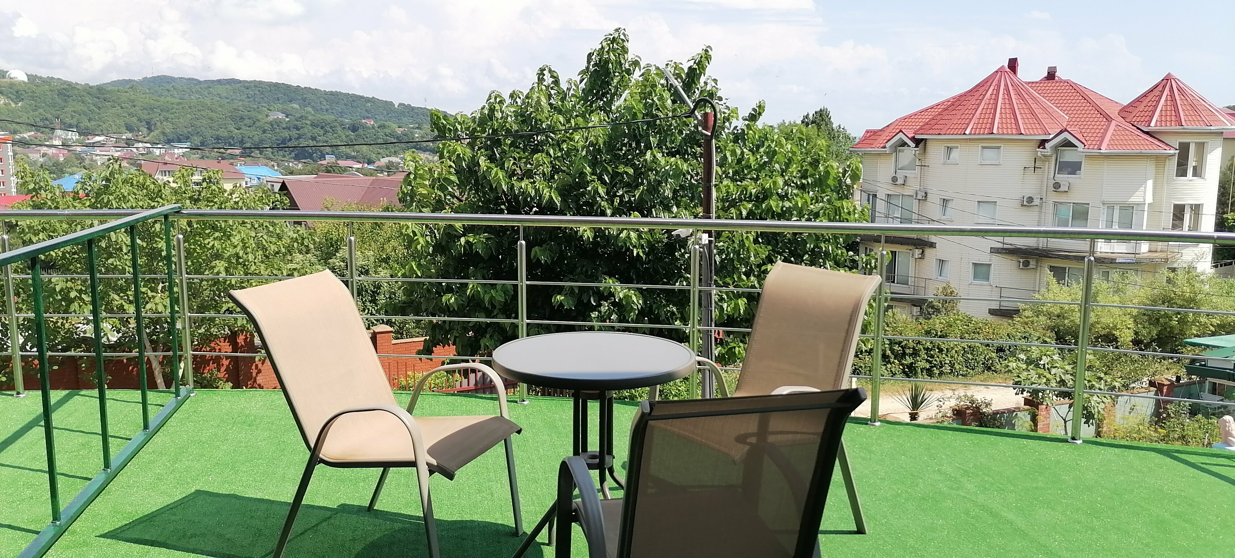 Четырехместный номер с видом на море