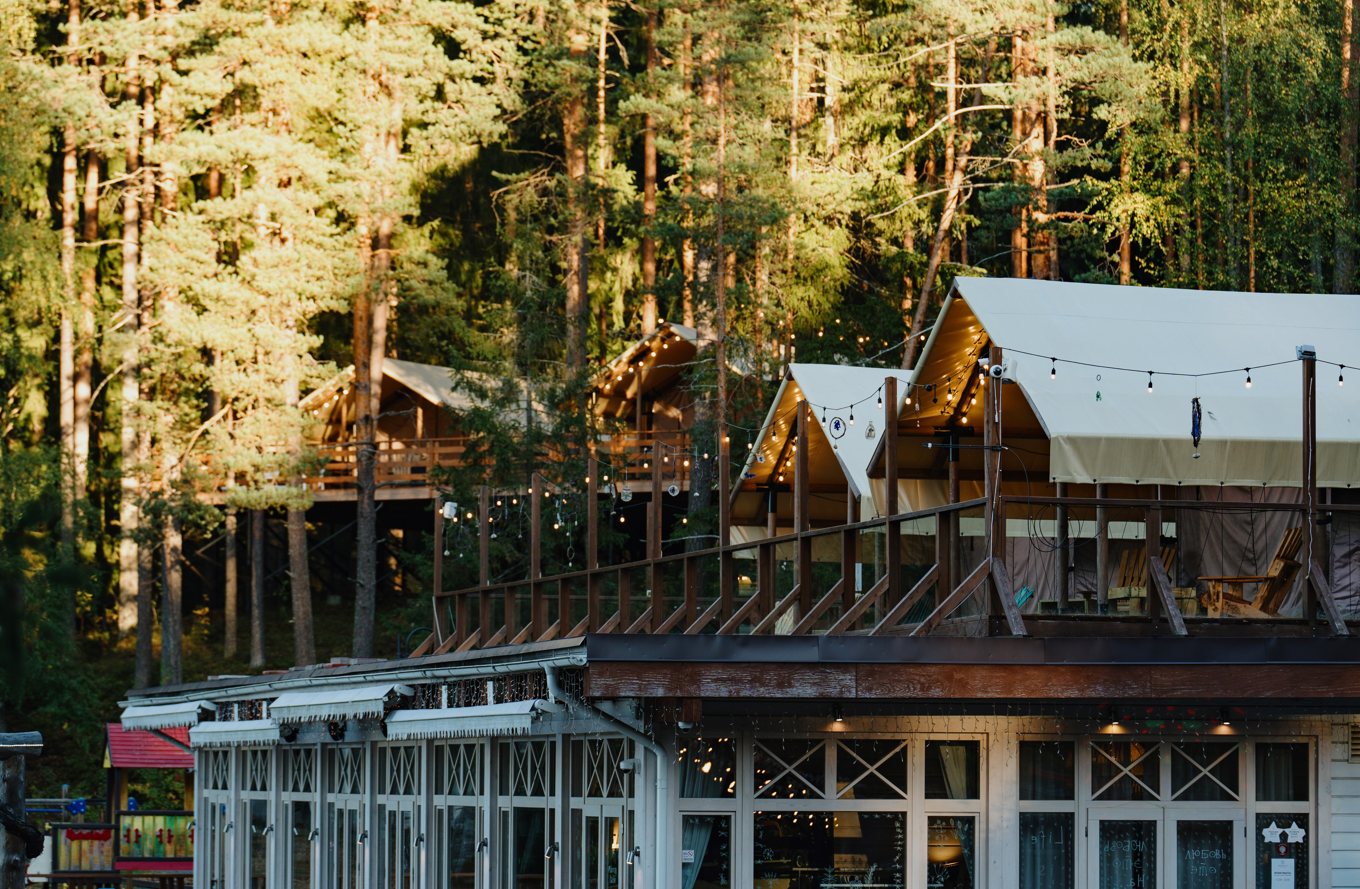 Терраса с 2 лоджами