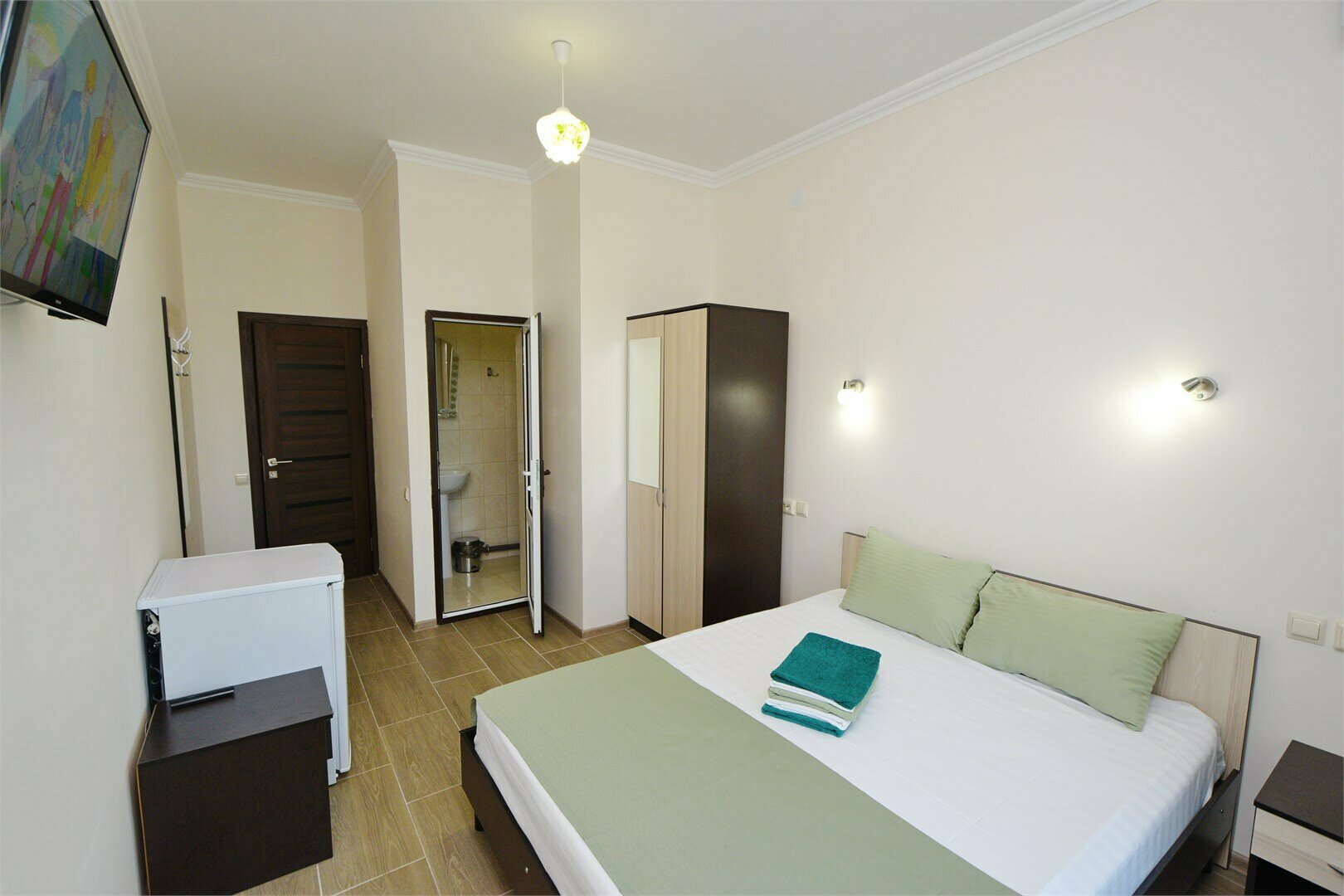 Двухместный номер Делюкс с 1 кроватью и балконом