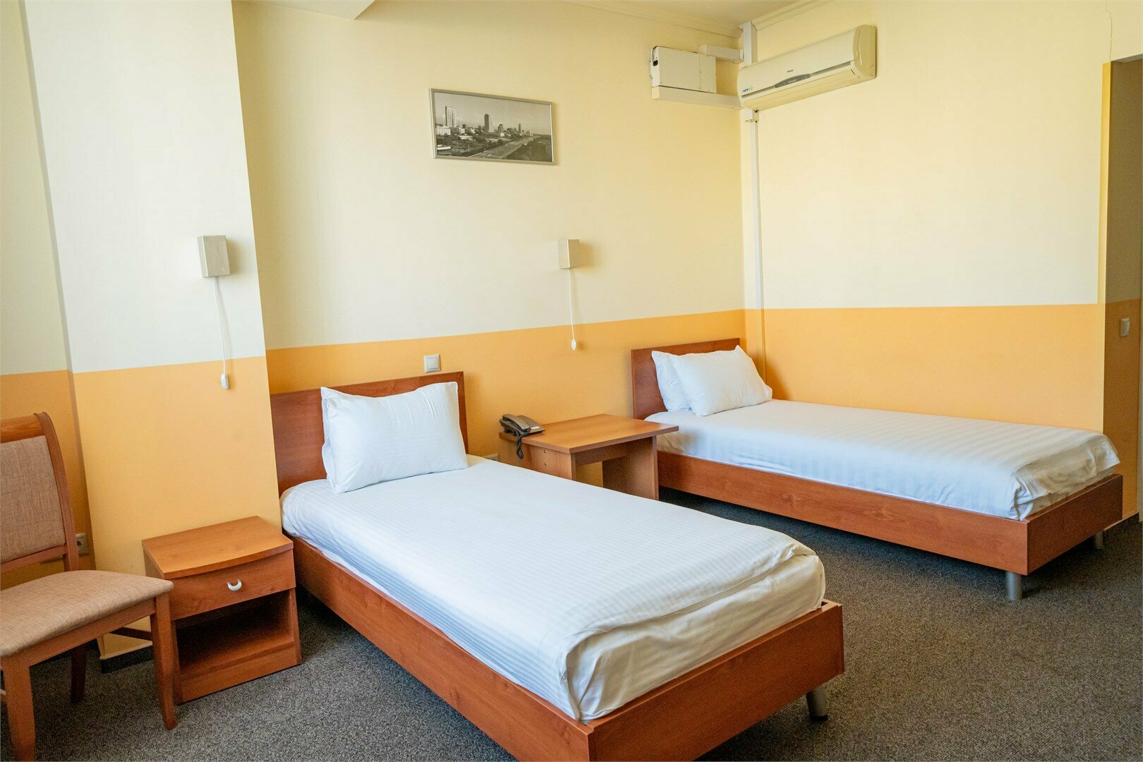 Стандарт с двумя раздельными кроватями МГН