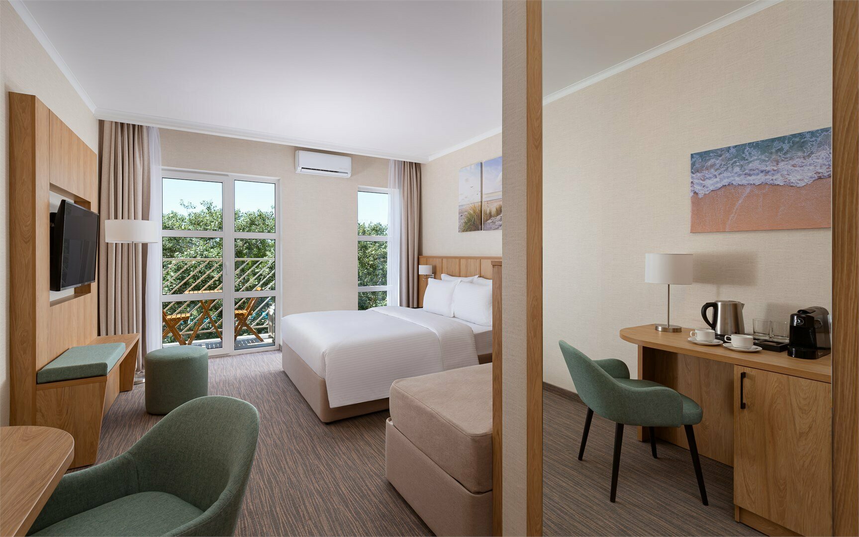 Горизонт Супериор с двуспальной кроватью