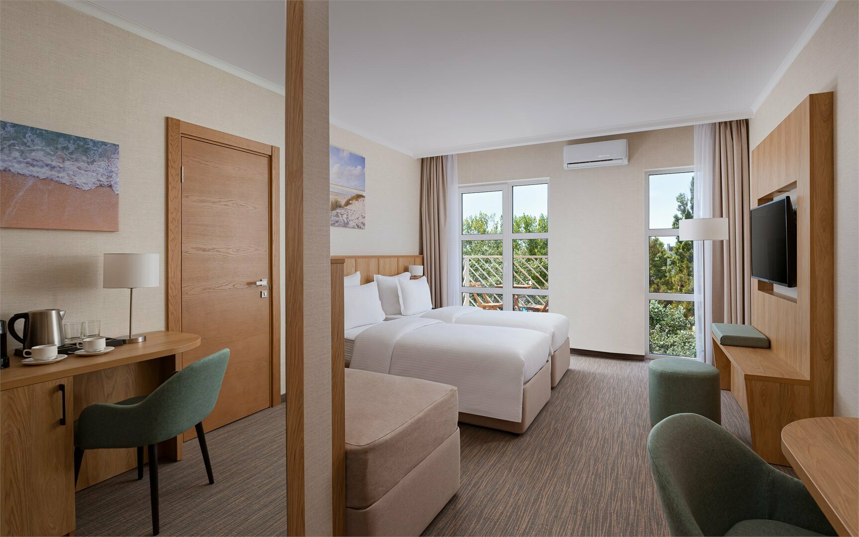 Горизонт Супериор с 2 односпальными кроватями