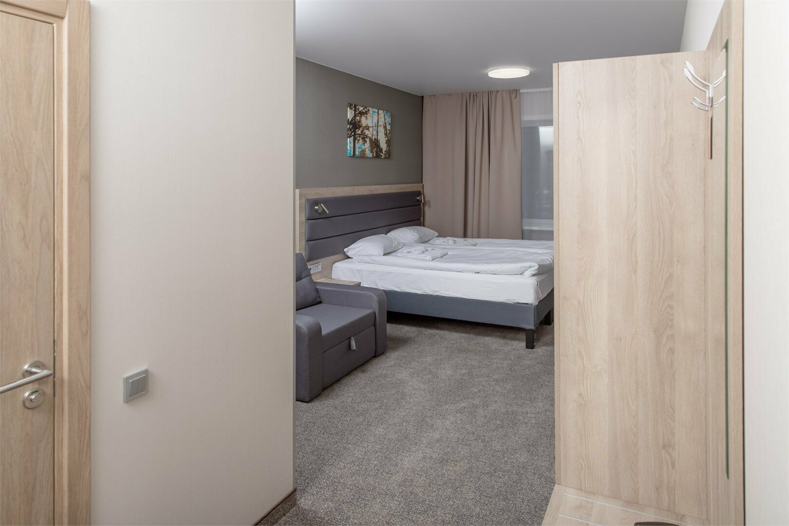 Двухместный номер с 1 кроватью или 2 отдельными кроватями и собственной ванной комнатой