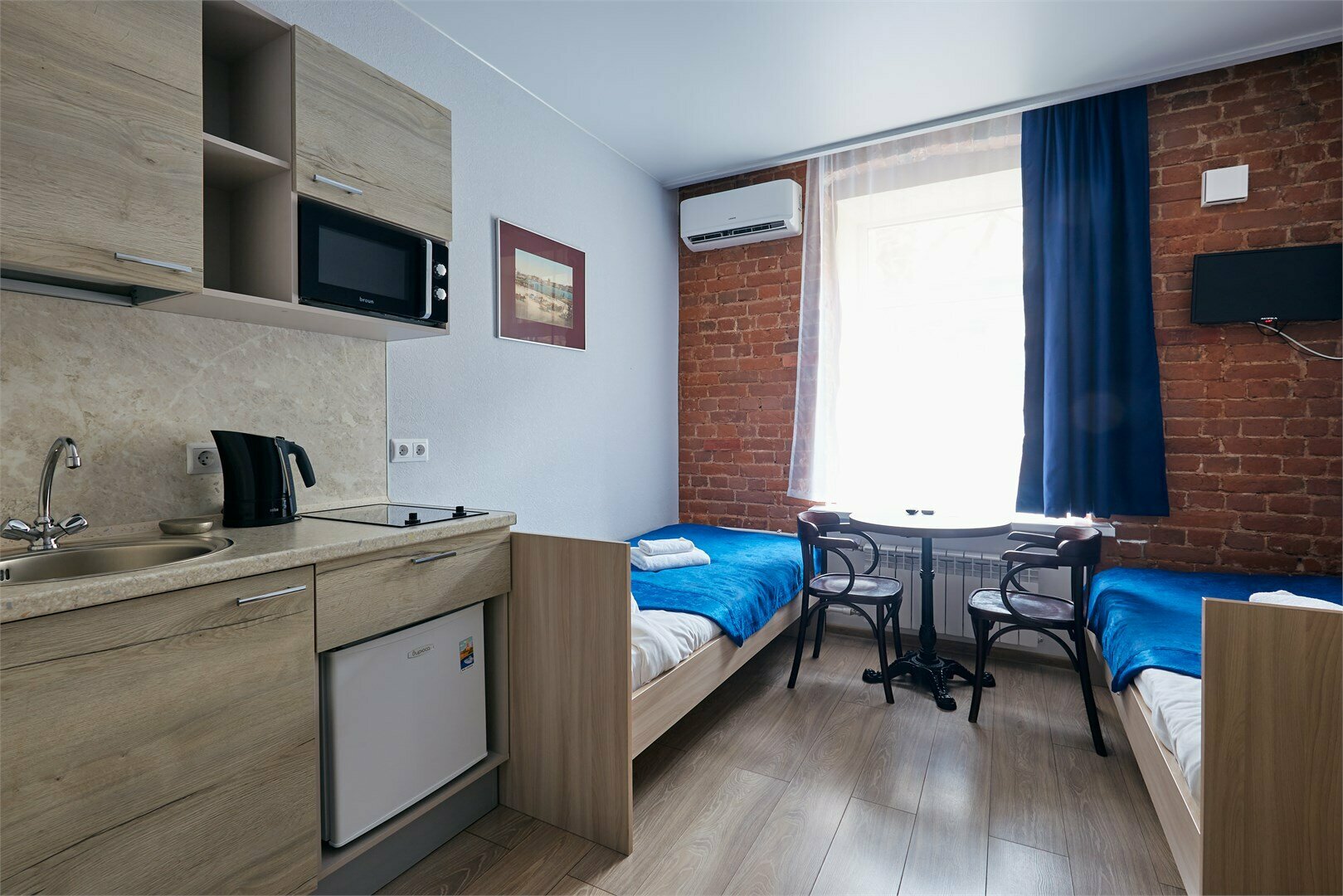 Студия Комфорт с 2 раздельными кроватями