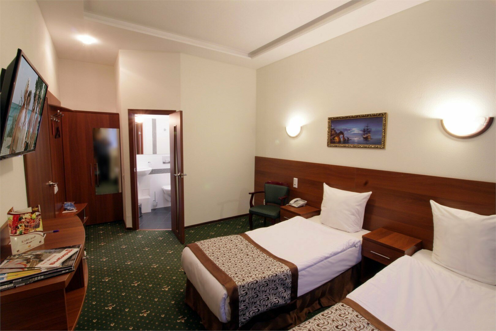 Двухместный номер с 2 отдельными кроватями