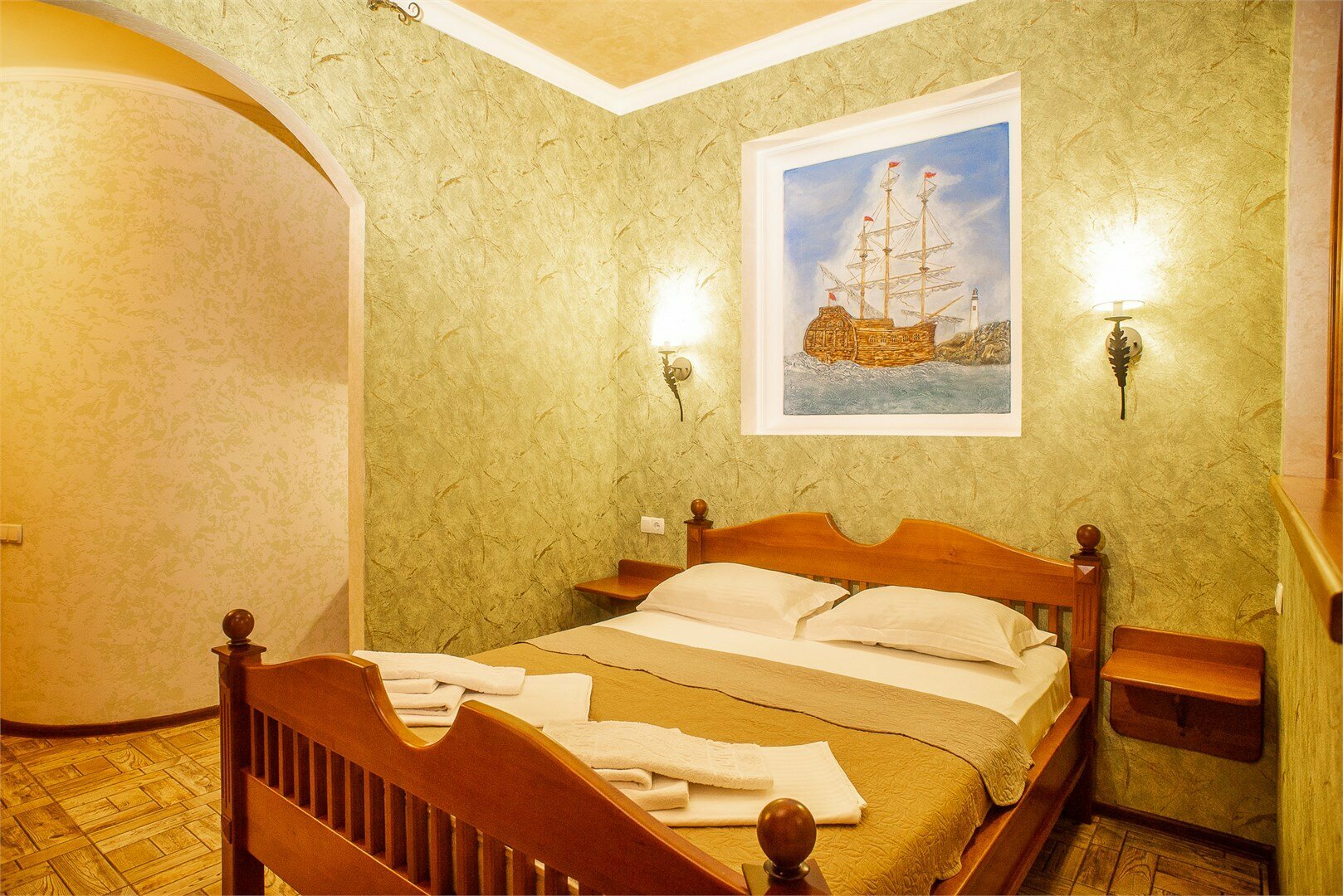 Морской -Двухкомнатная студия с балконом и видом на море