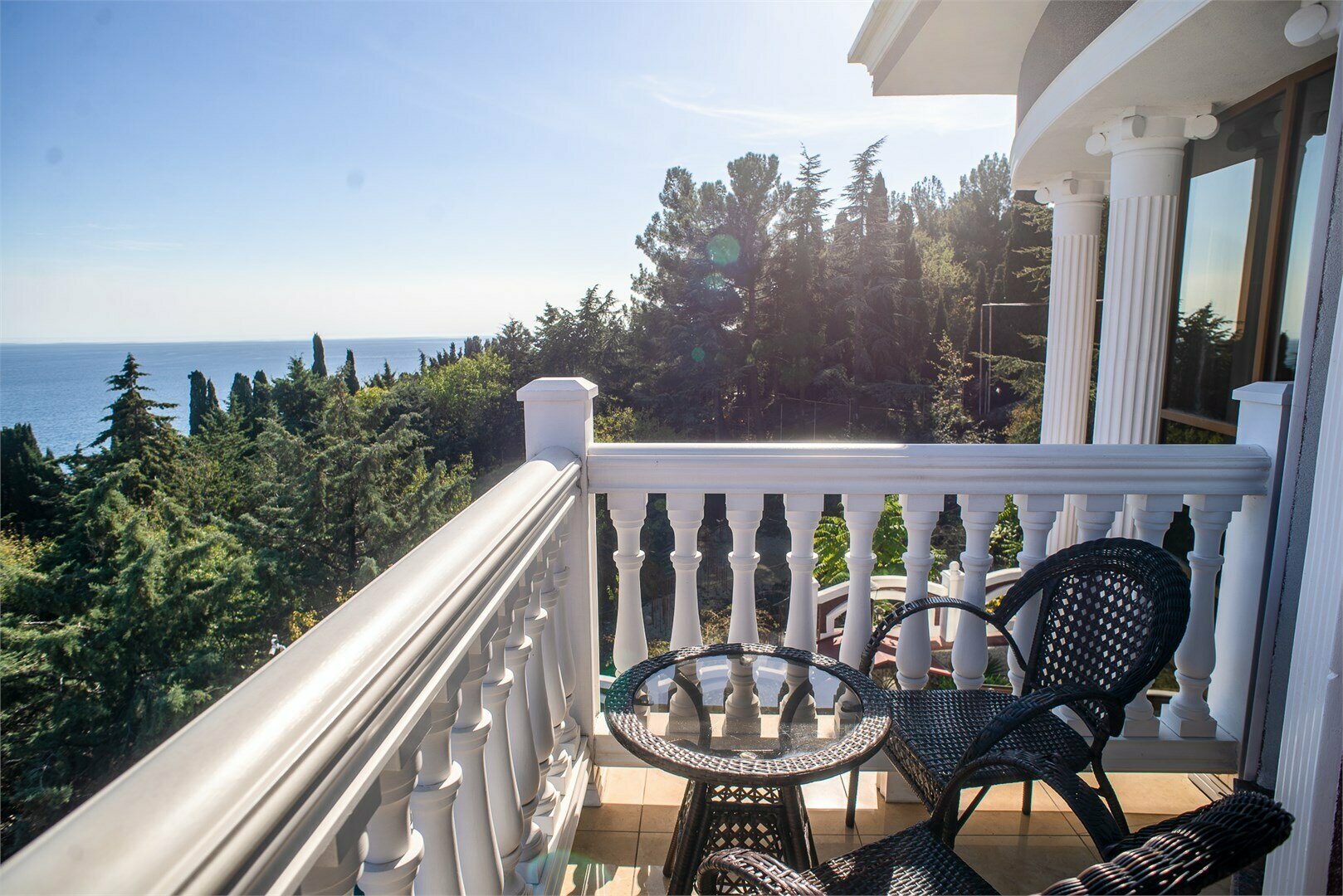 Фортуна -  Двухкомнатная четырехместная  студия с балконом и видом на море