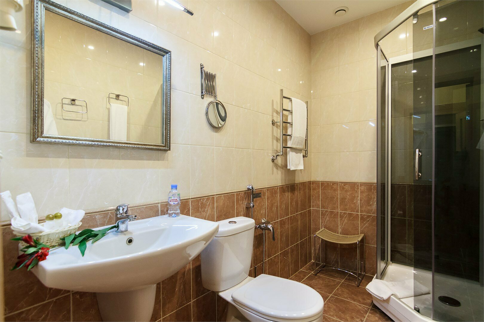 Небольшой двухместный номер с 1 кроватью