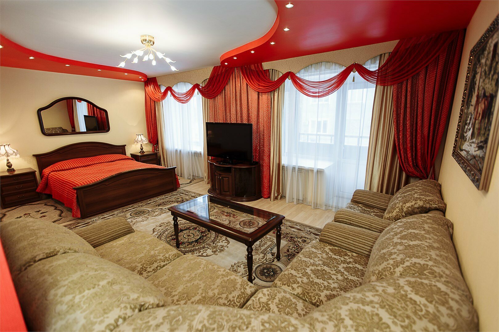 Номер-студия Делюкс с кроватью размера «queen-size»