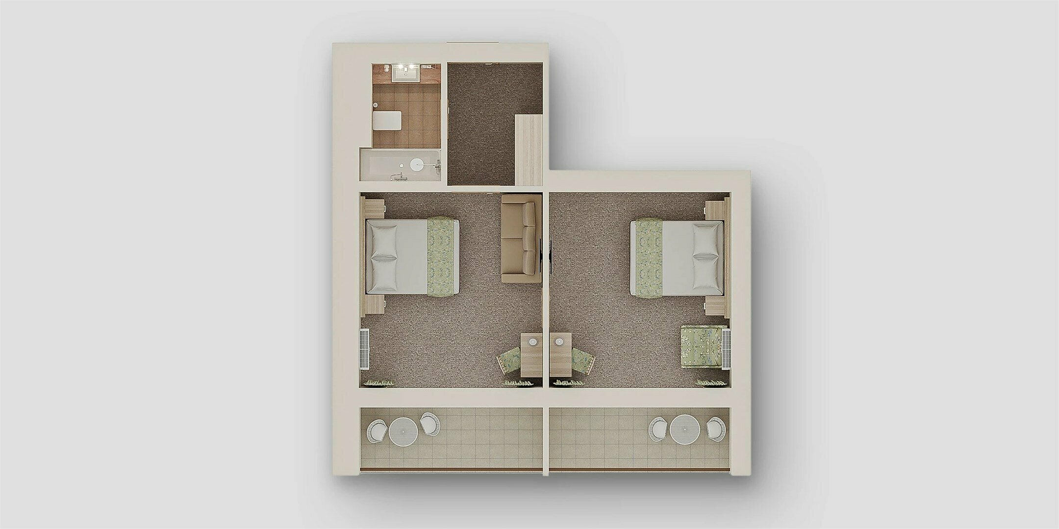 Family superior 4-местный 2-комнатный