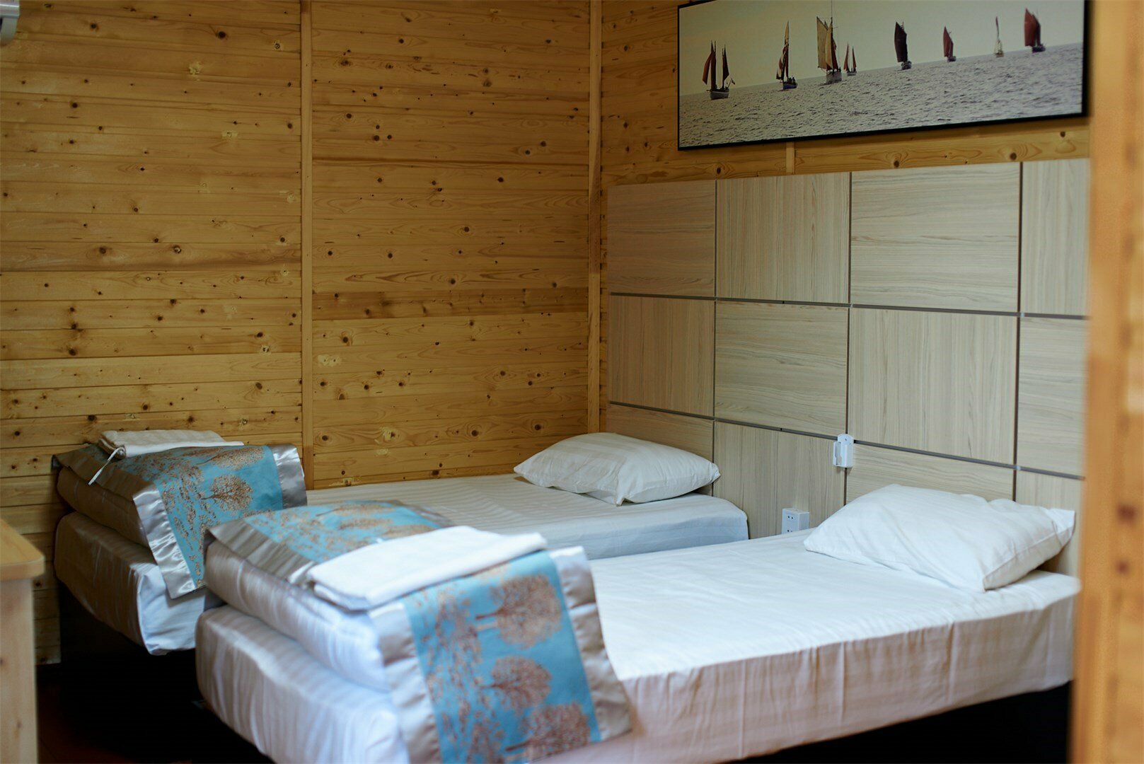 Стандартный двухместный номер с 2 отдельными кроватями, вид на море