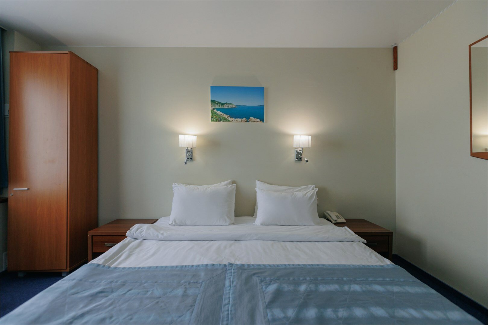 Двухместный номер с 1 кроватью или 2 отдельными кроватями, вид на море