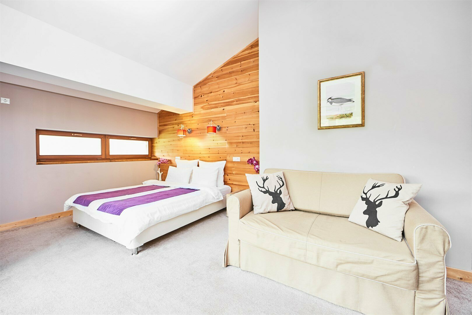 Двухместная комната категории Делюкс с 1 кроватью, балконом и ванной