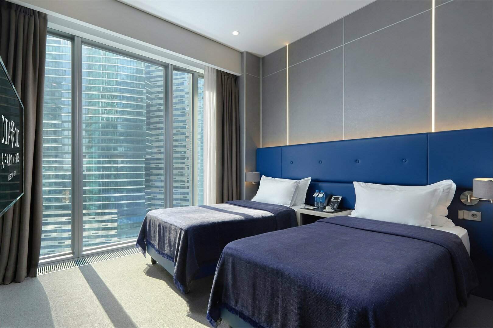 Studio Comfort Apartment с 2 односпальными кроватями