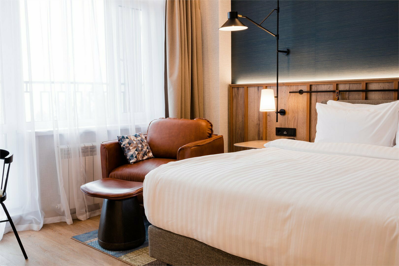 Двухместный номер Делюкс с 1 кроватью и балконом