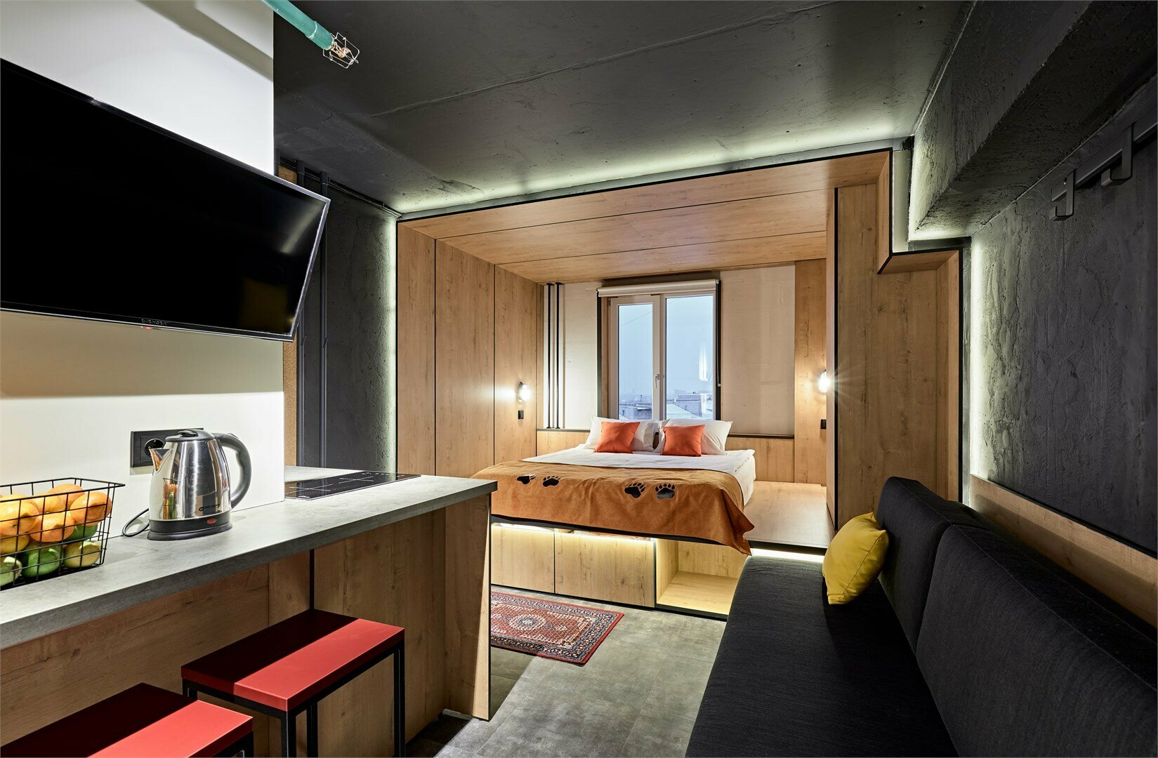 Трехместный номер Studio Trio