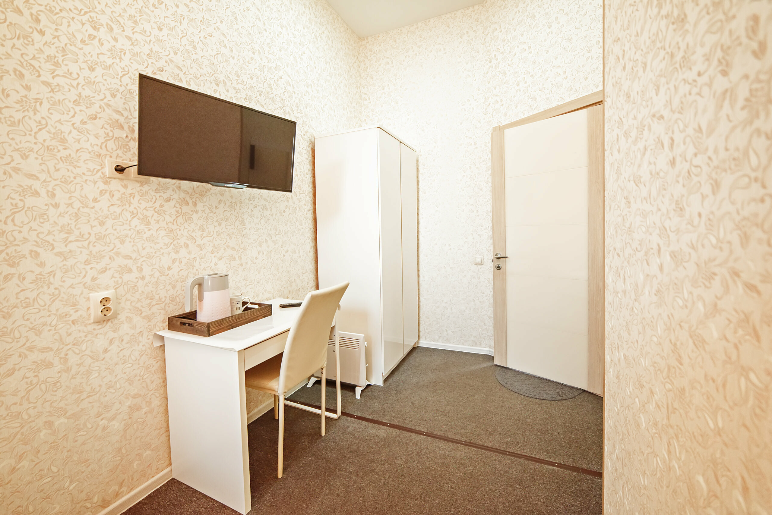 Двухместный номер с 1 кроватью и общей ванной комнатой