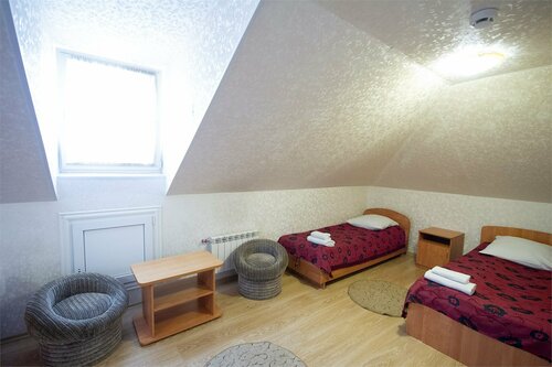 Бюджетный двухместный номер с раздельными кроватями в Рубцово