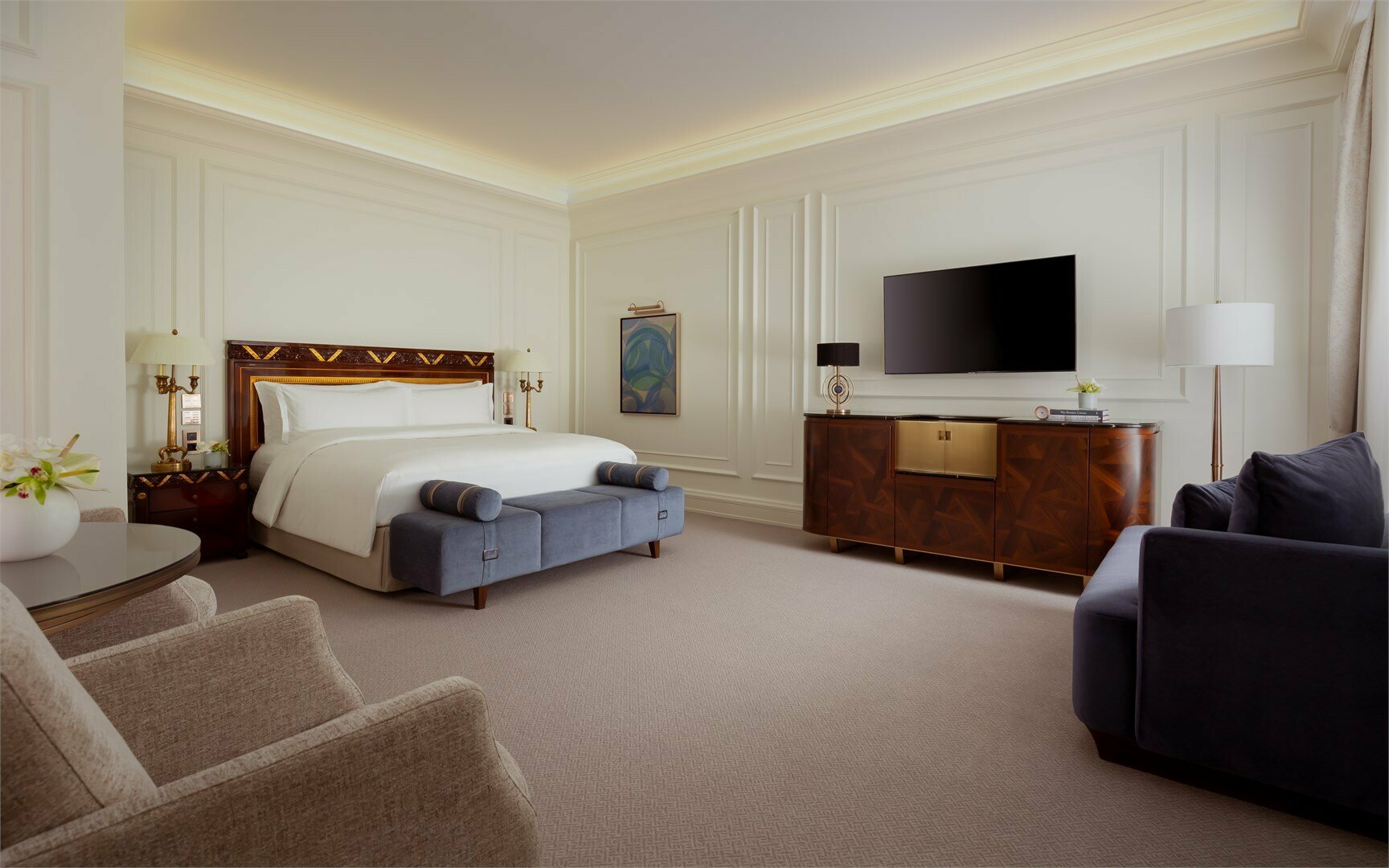 Клубный номер с террасой с одной кроватью King и доступом в The Carlton Club