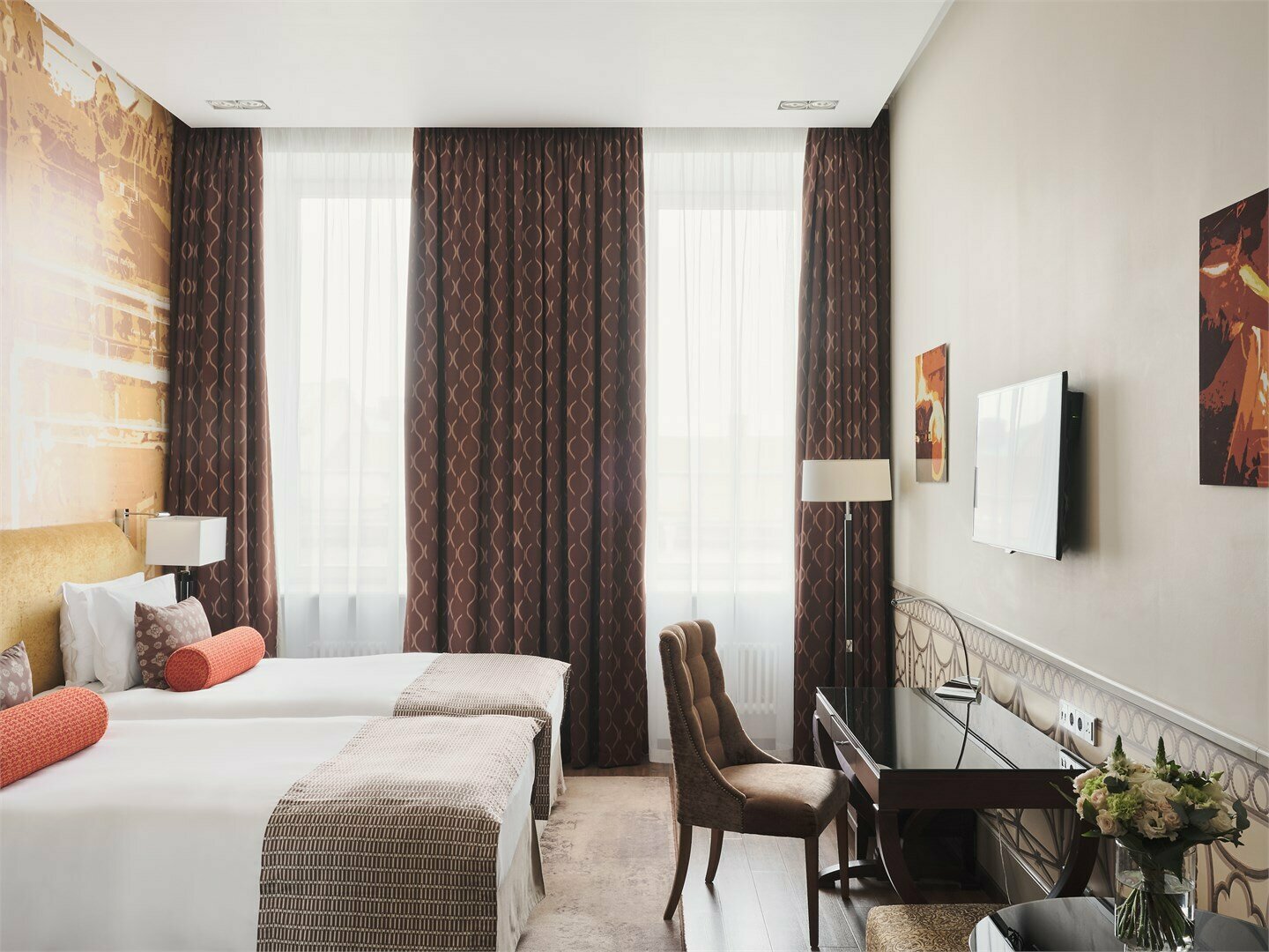 Премиум с 2 раздельными кроватями вид на ул.Чайковского