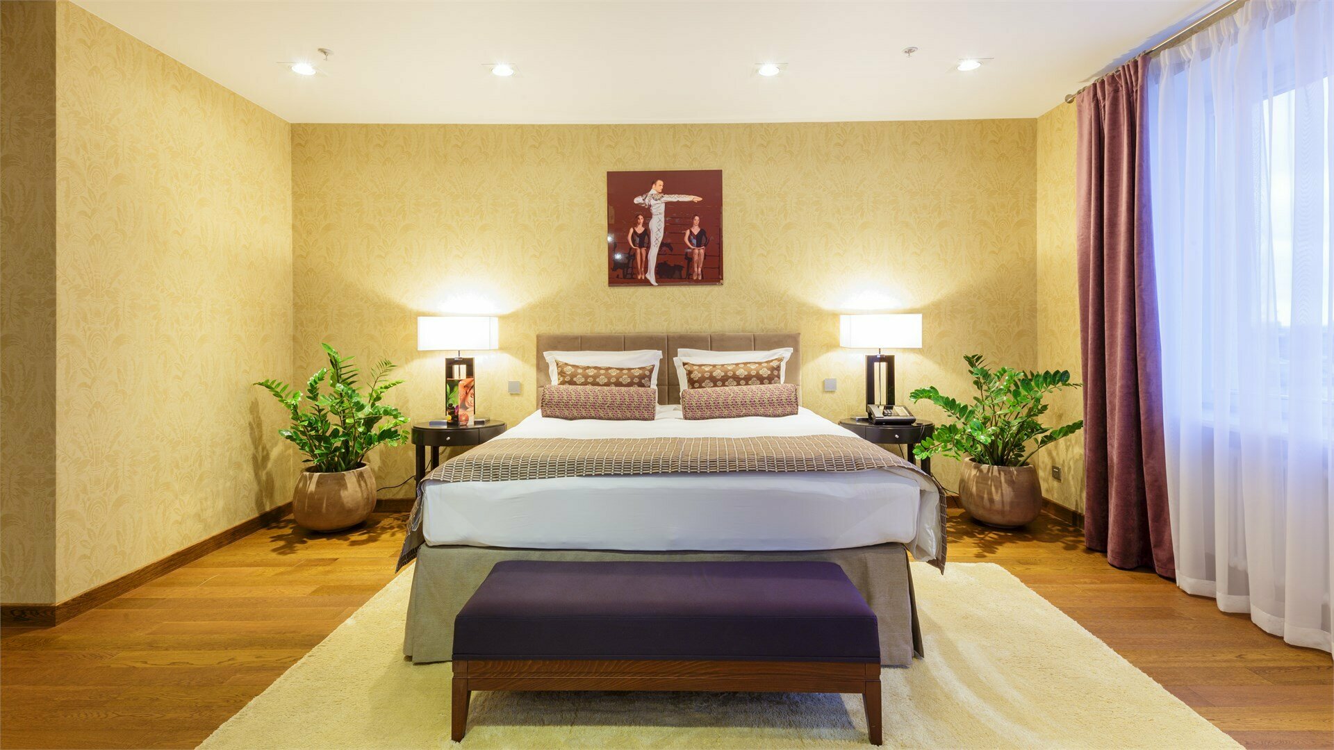 Президентский Сюит с 1 кроватью King- size с  Панорамным видом